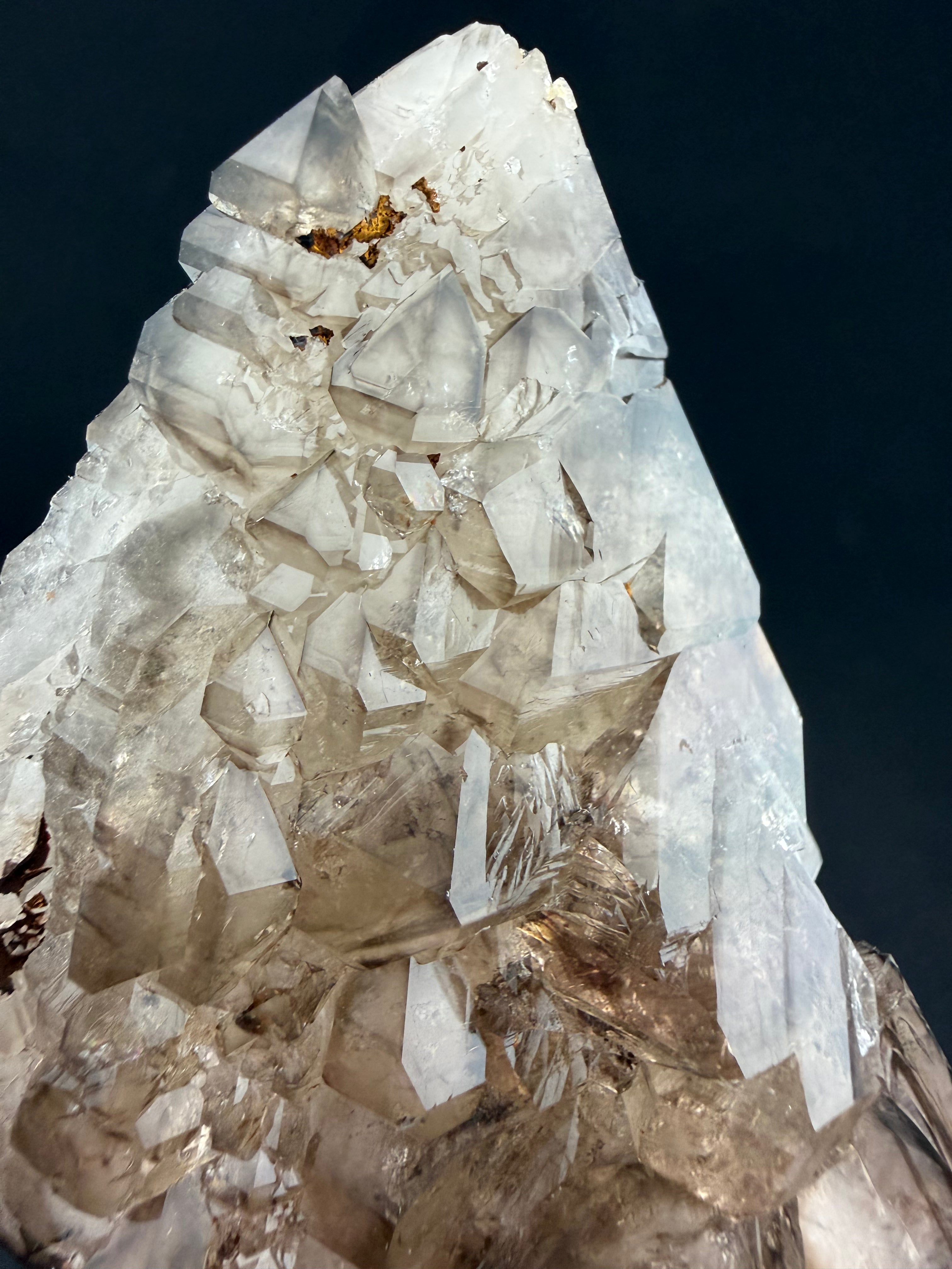 Smoky Elestial Quartz, Minas Gerais, Brazil