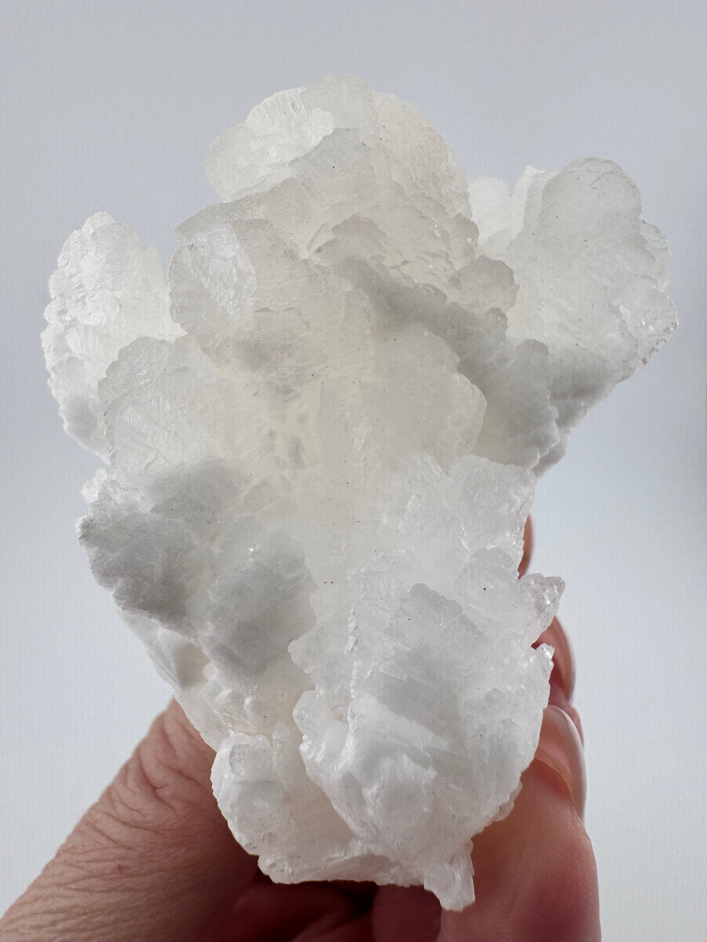 White Hydrozincite Cluster
