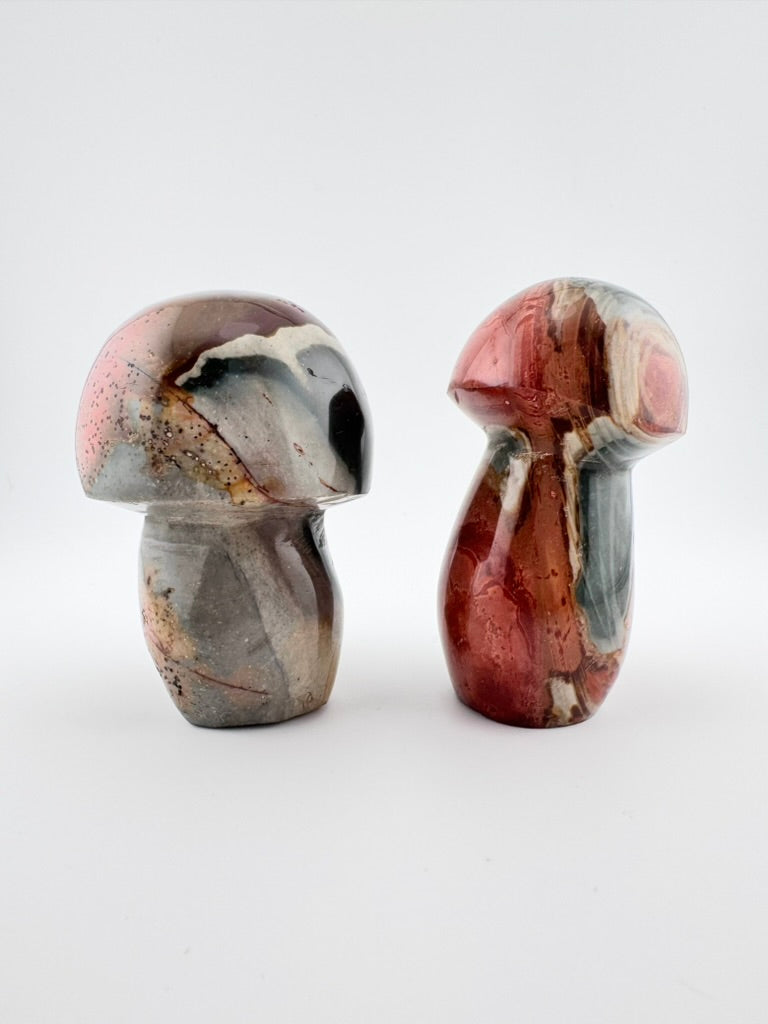 Polychrome Jasper Medium Mushroom