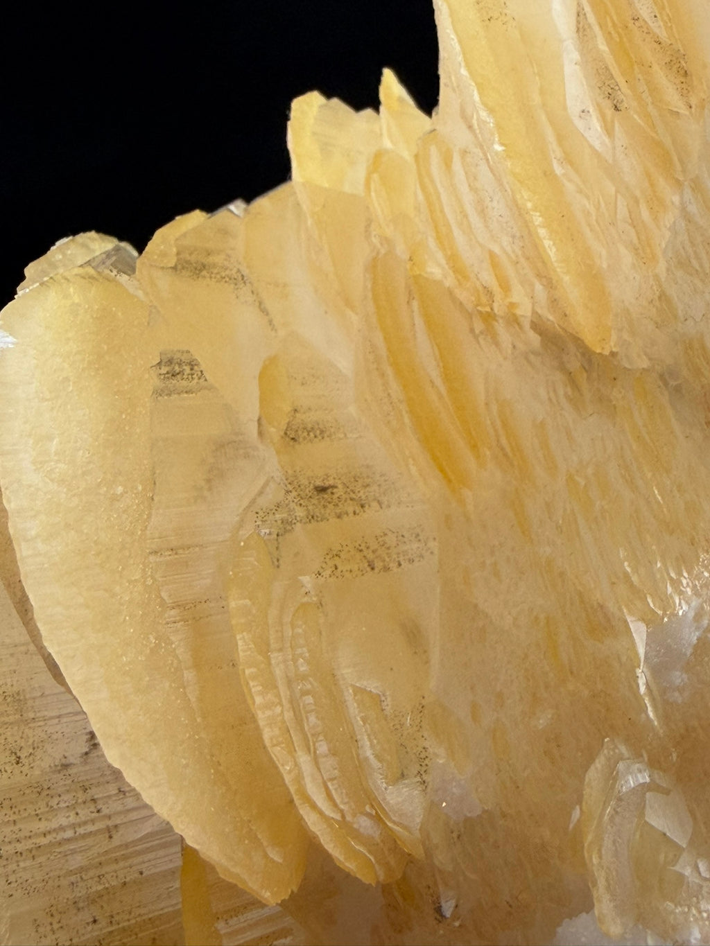 Golden Cascade Calcite, Hubei, China