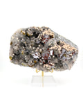 Quartz with Dolomite & Pyrite