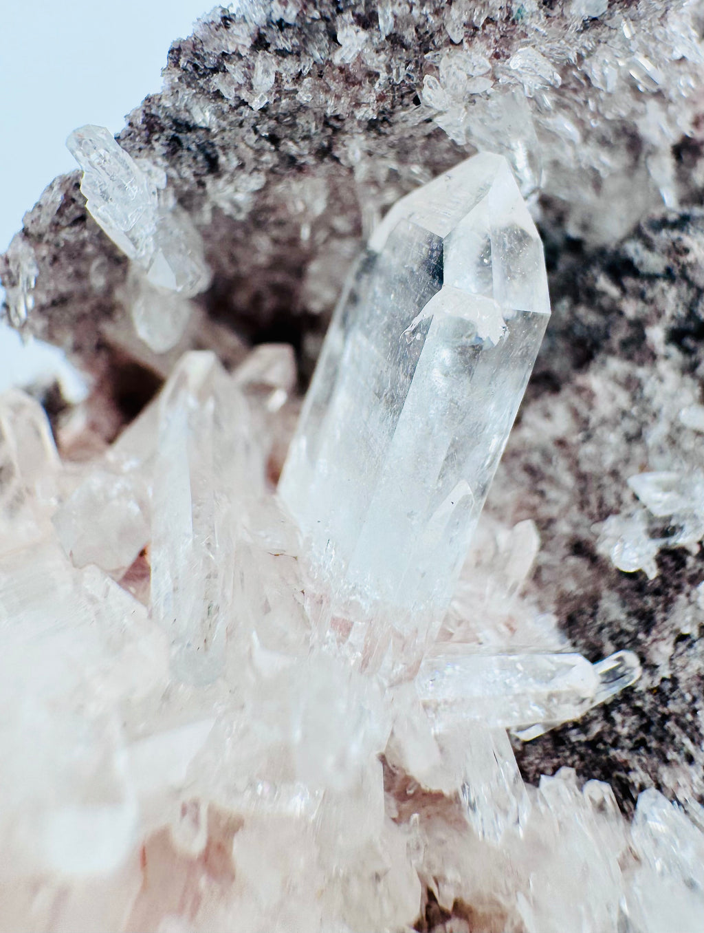 Pink Lemurian Cluster