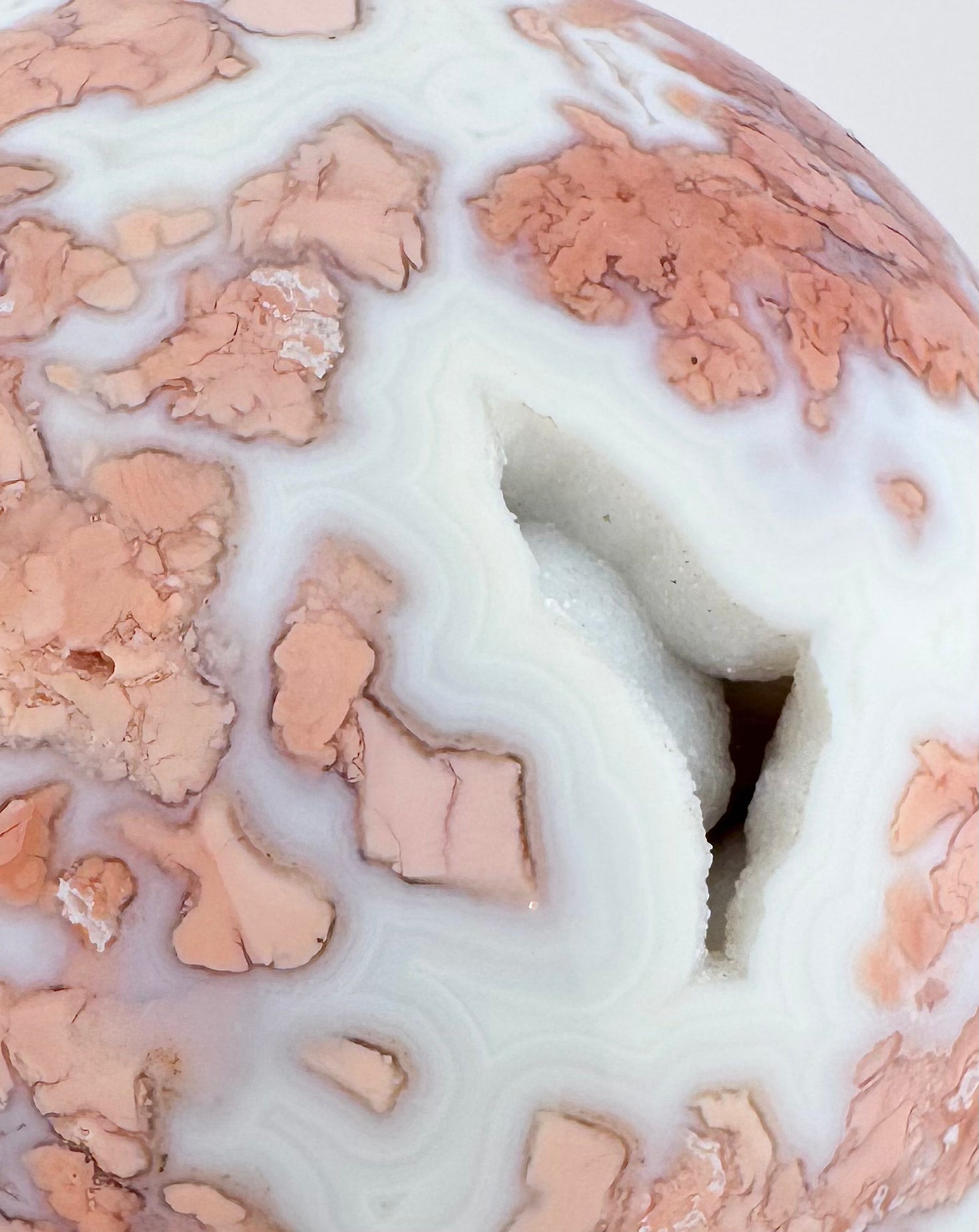 Candy Agate Druzy Sphere