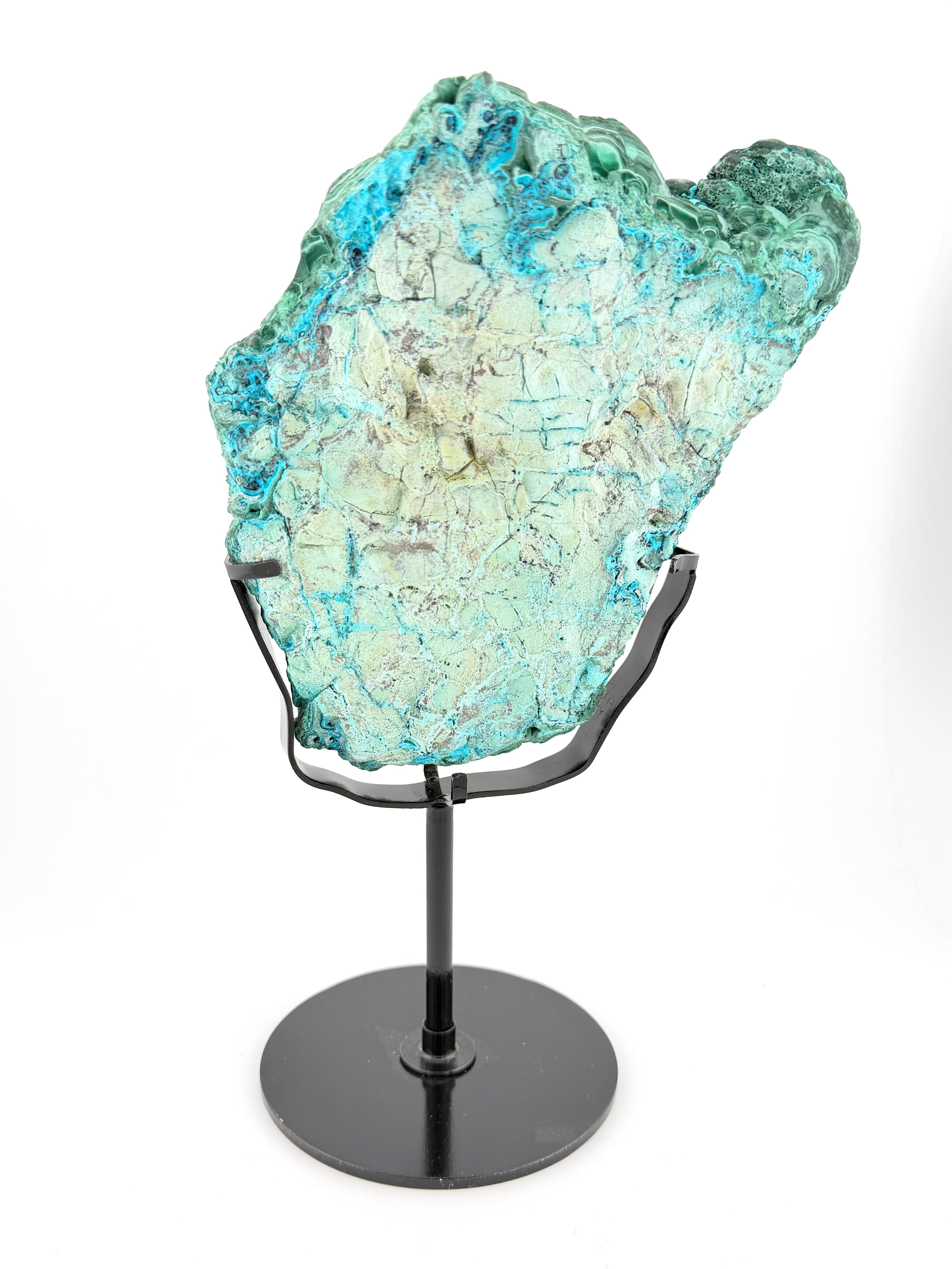 Botryoidal Chrysocolla with Malachite
