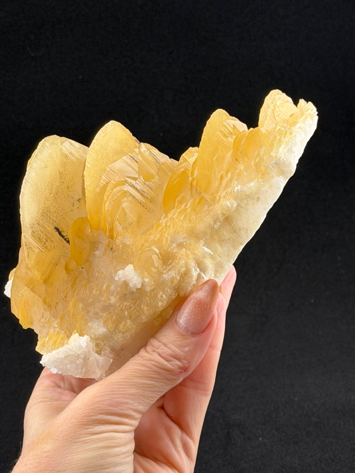 Golden Cascade Calcite, Hubei, China