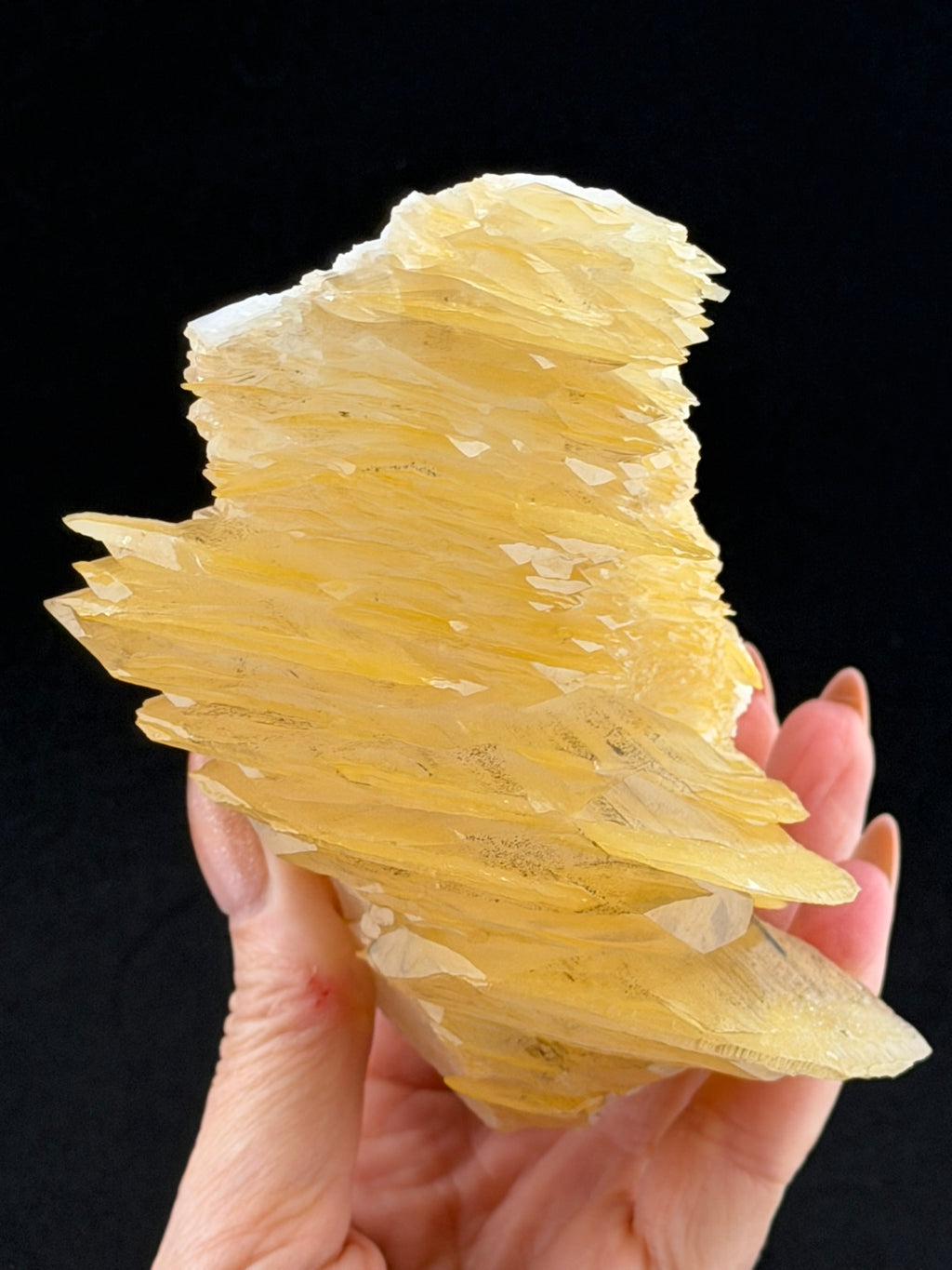 Golden Cascade Calcite, Hubei, China