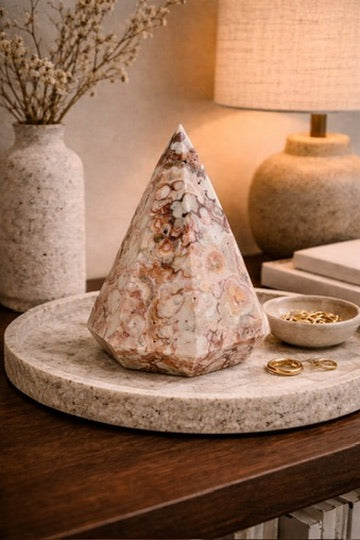 1.5kg Chocolate Calcite Diamond