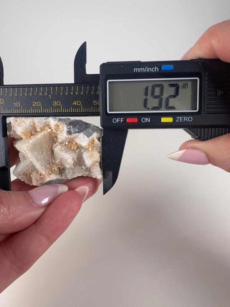 Blue Sugar Fluorite from Beijing