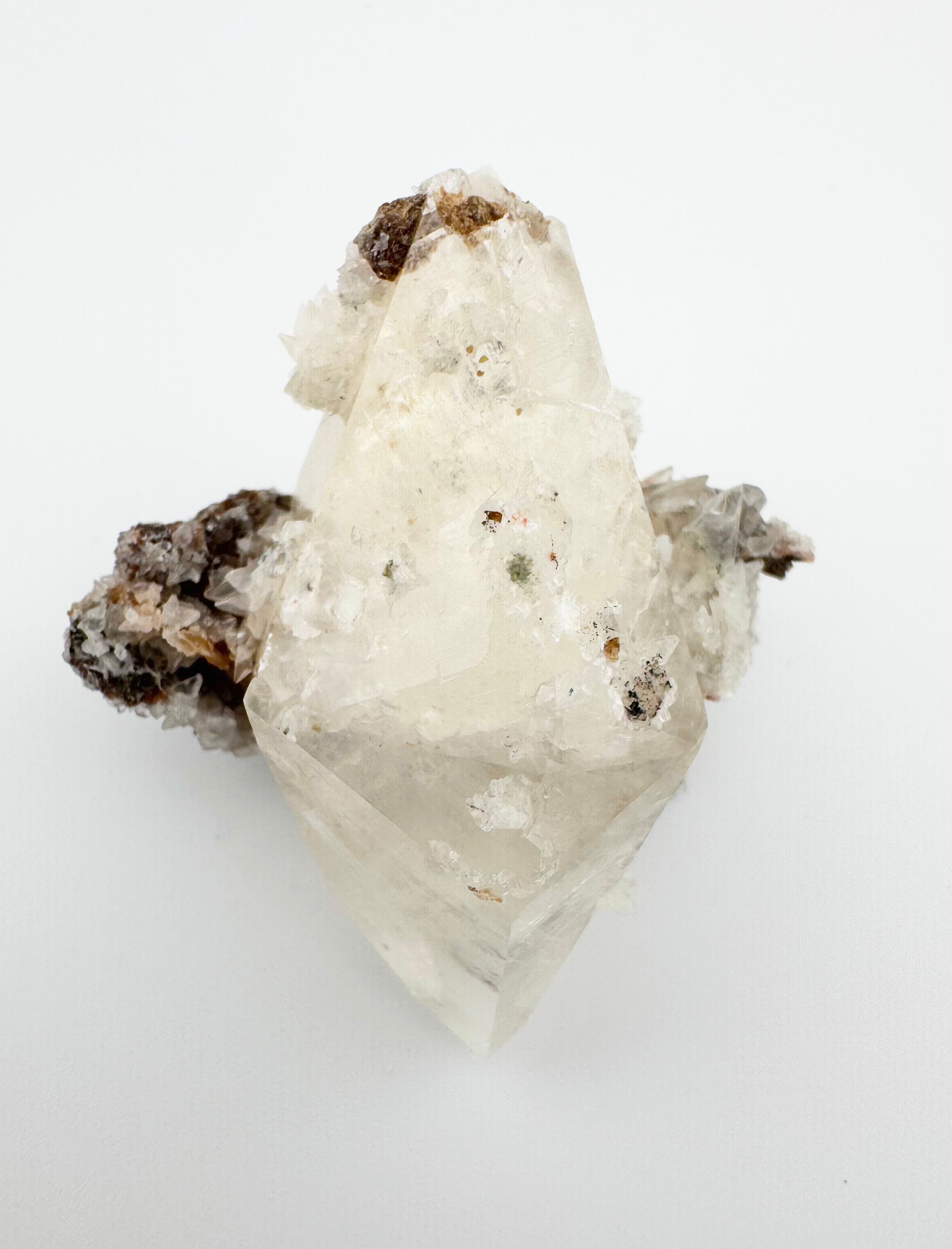 Diamond Calcite with Chlorite