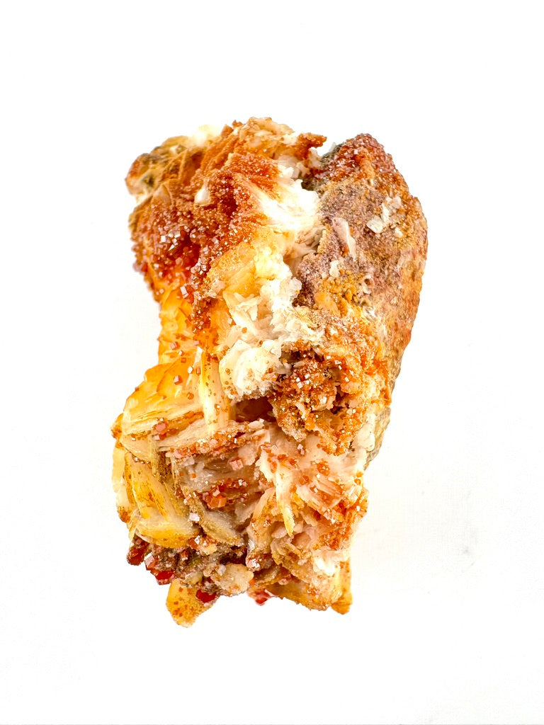 Vanadinite on Barite