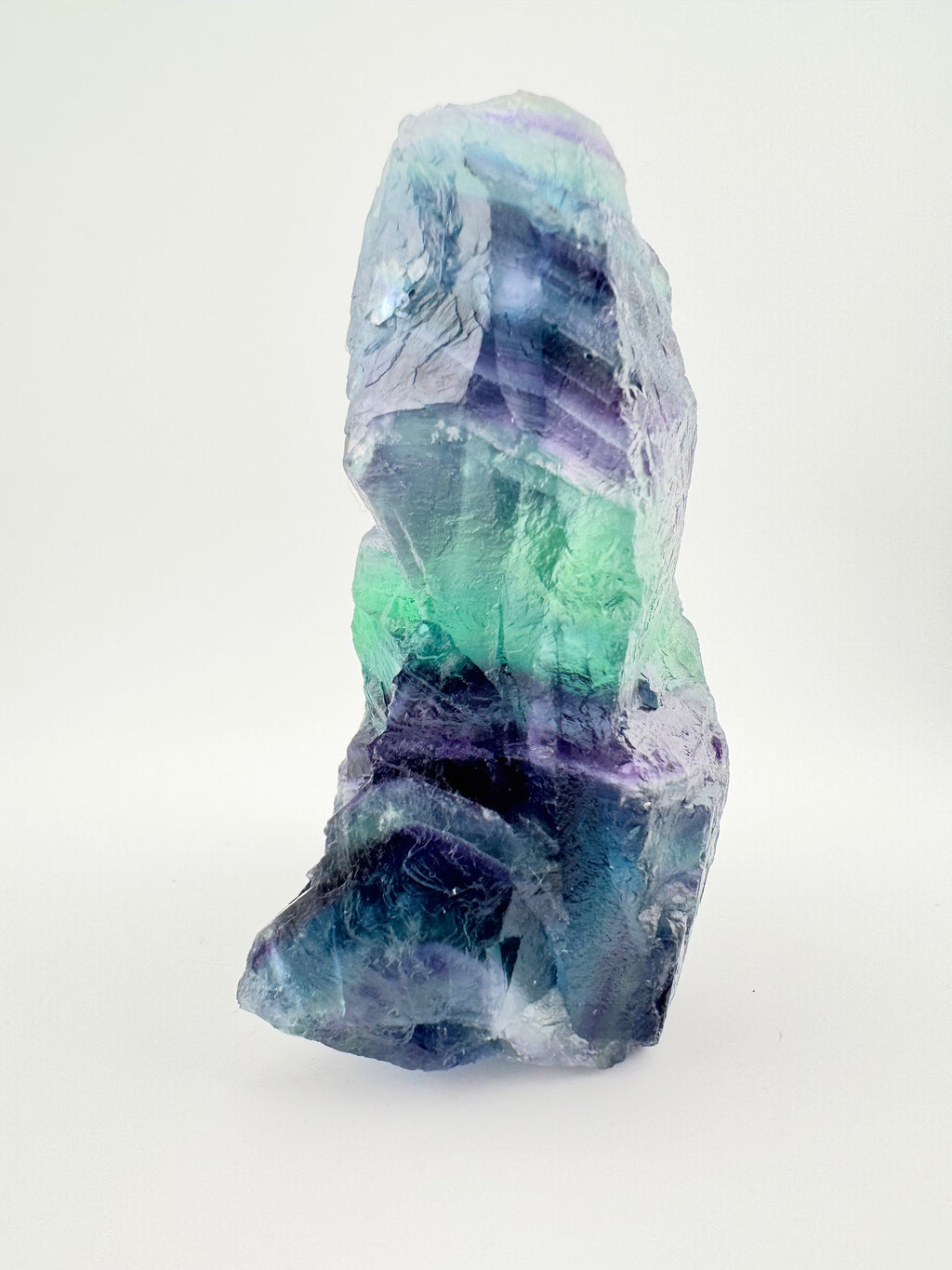 Raw Aurora Band Fluorite