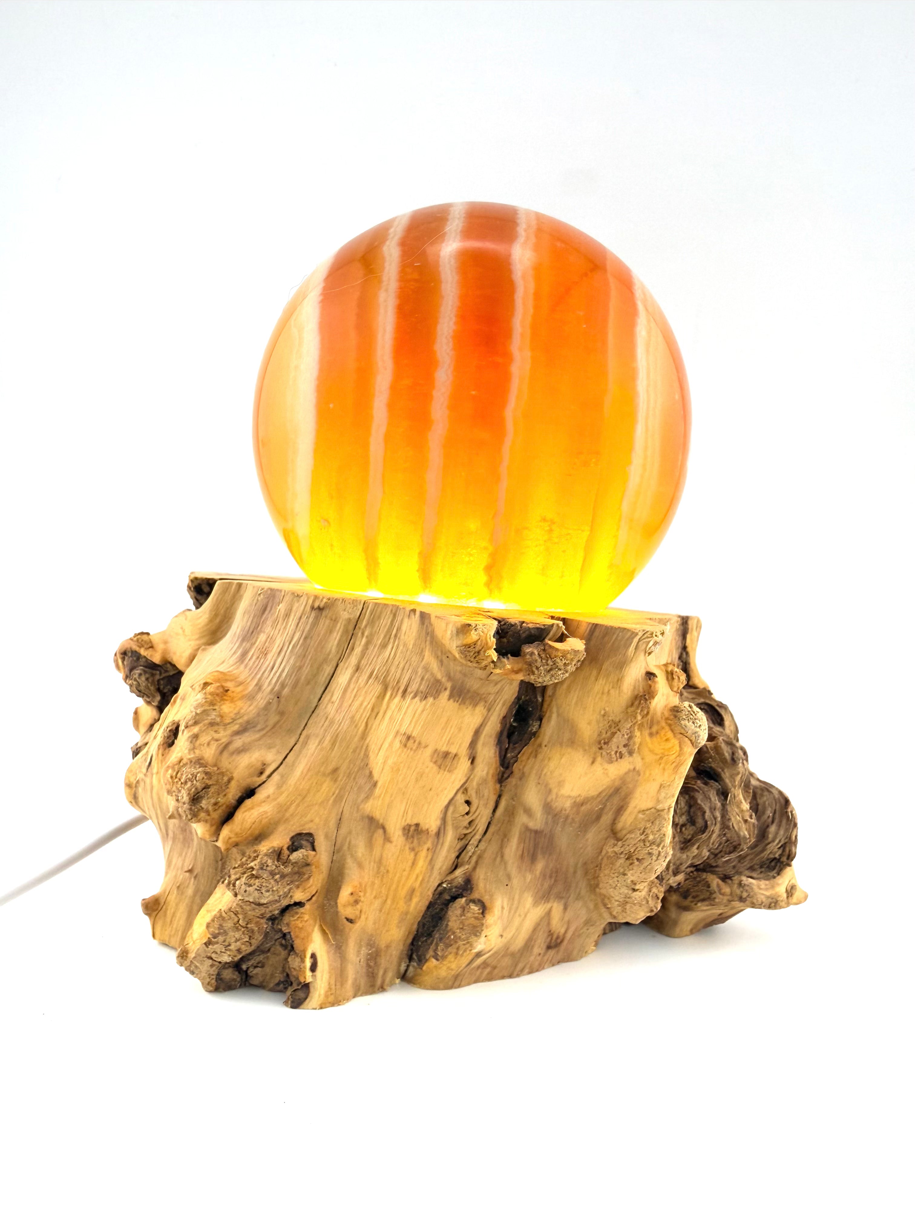 Driftwood Sphere Stand