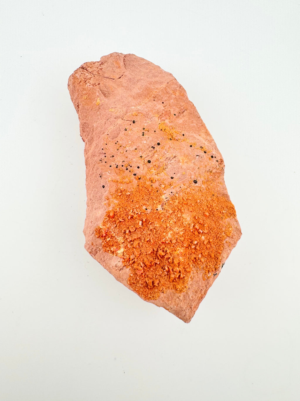 Vanadinite on Pink Sandstone