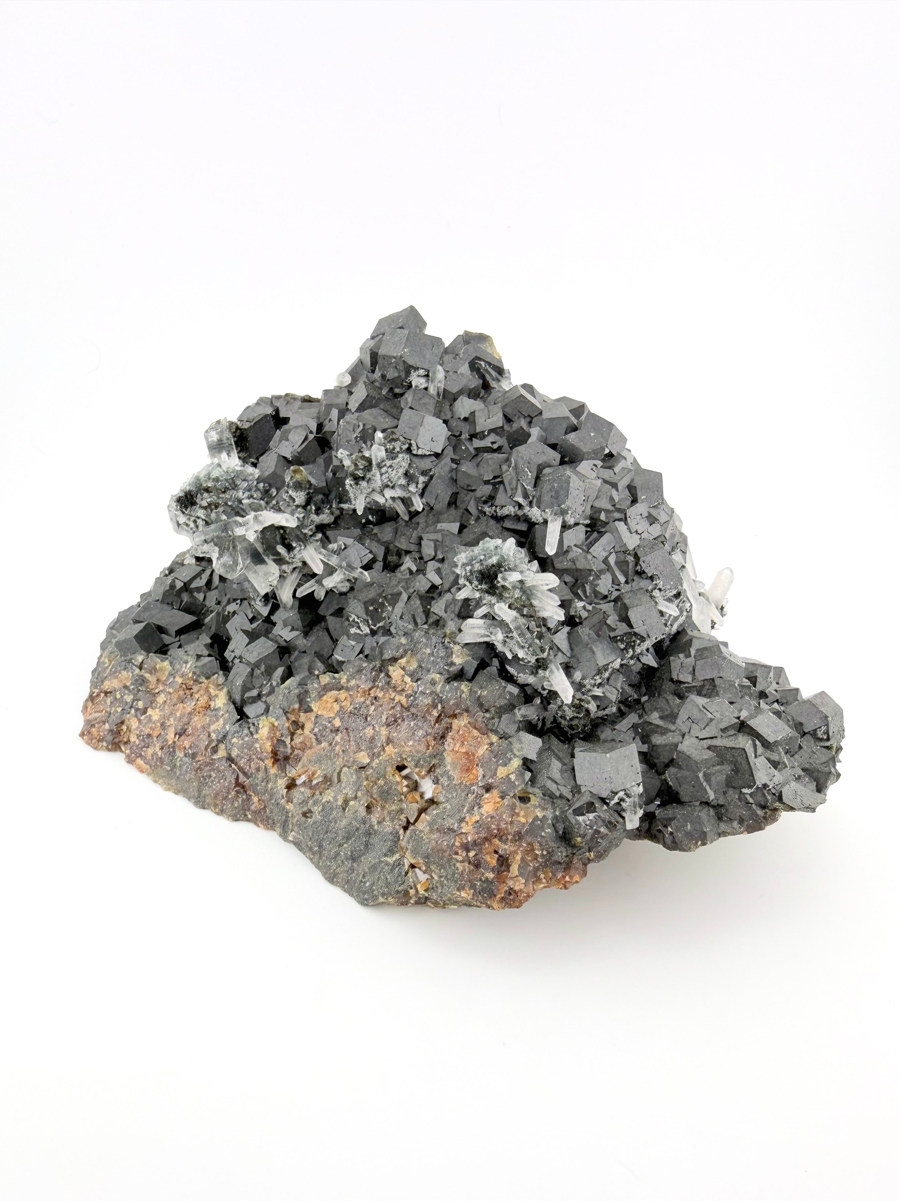 Andradite Garnet, Calcite & Quartz