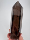 Smoky Quartz Tower with Rainbow Inclusions