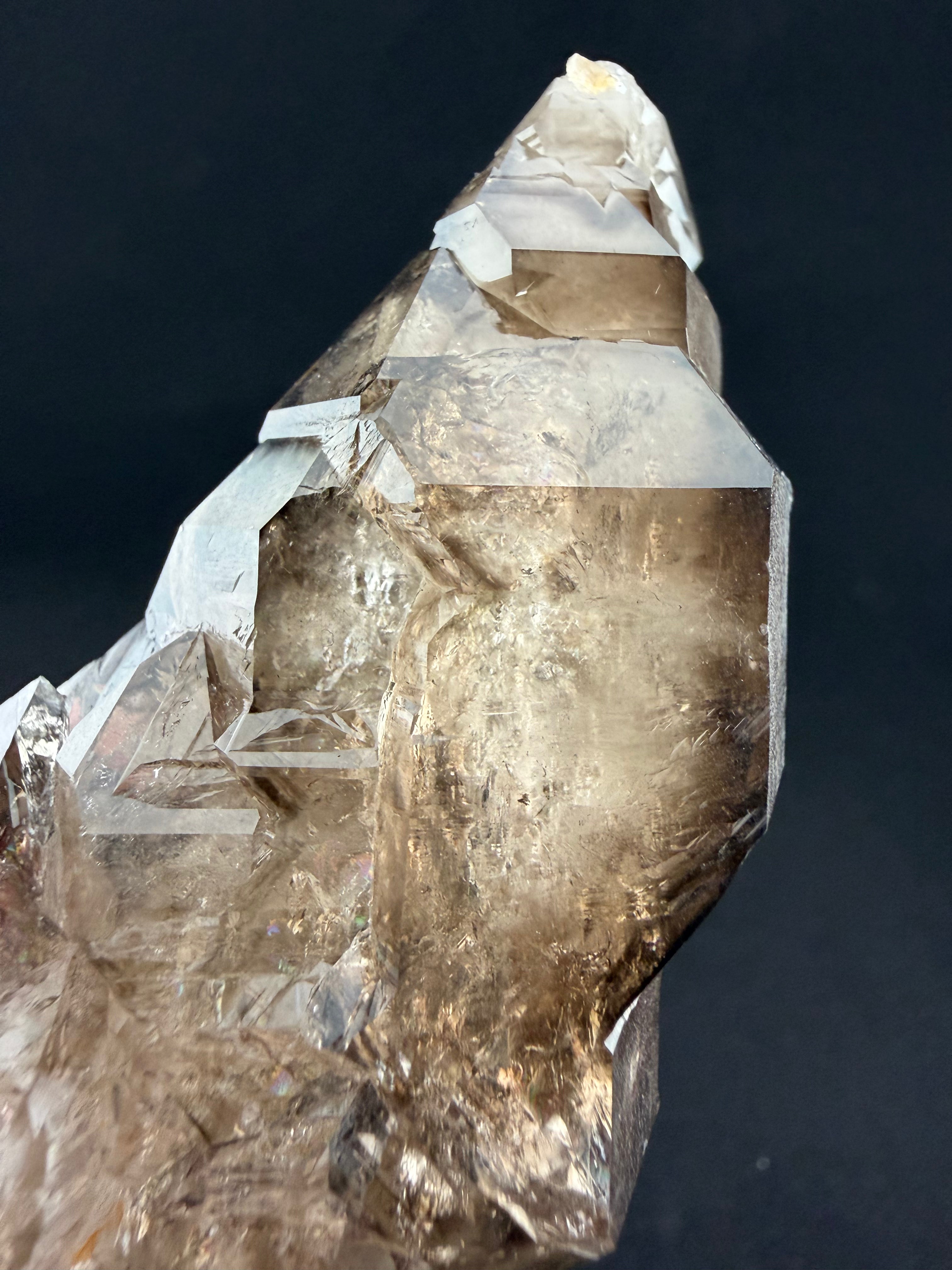 Smoky Elestial Quartz, Minas Gerais, Brazil