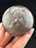Moss Agate Sphere (chalcedony with dendritic inclusions)