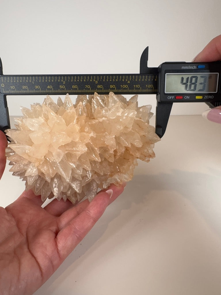 Pink Dogtooth Calcite Hedgehog