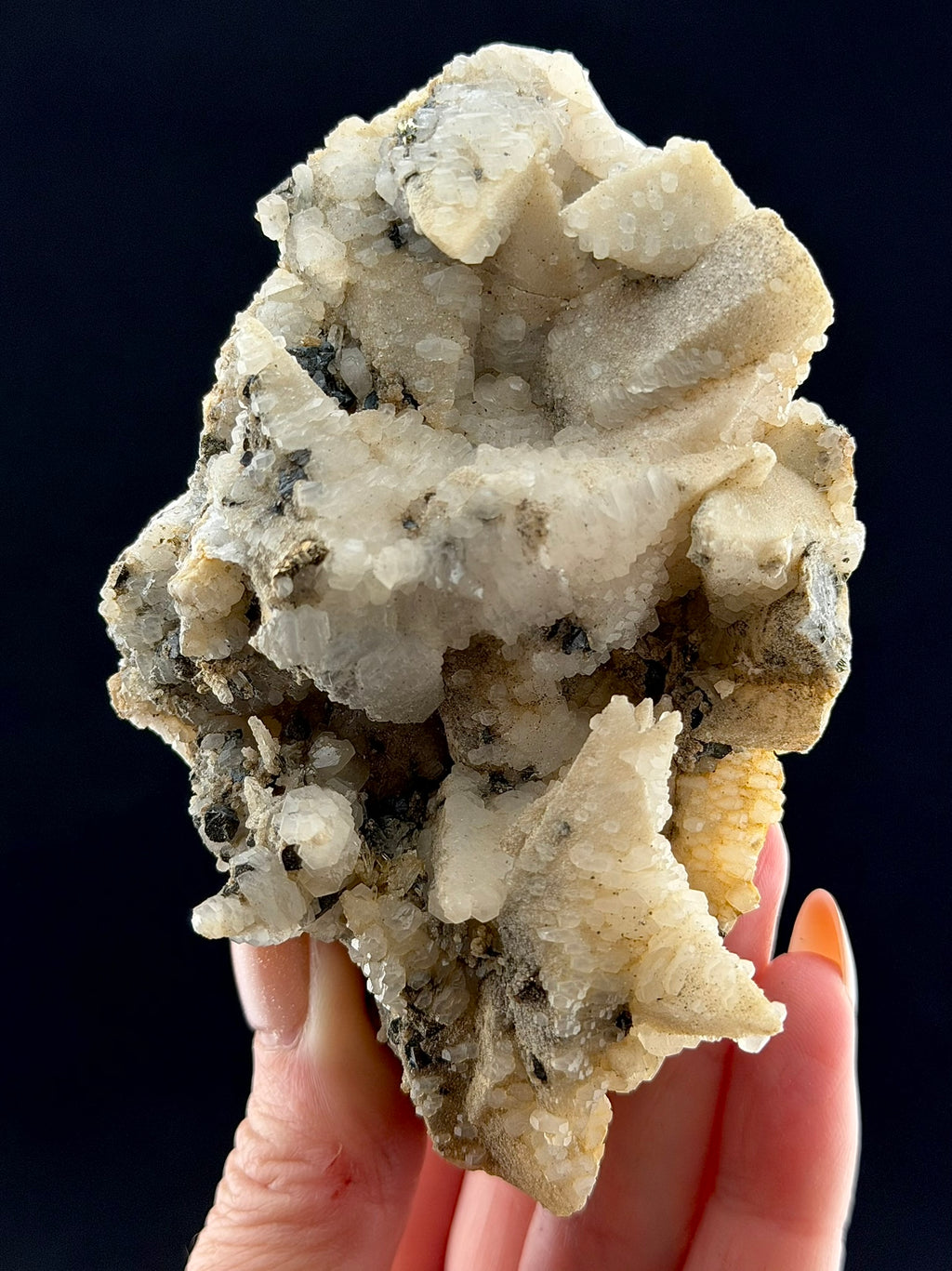 Calcite with Chalcopyrite, Madan Ore Field, Bulgaria