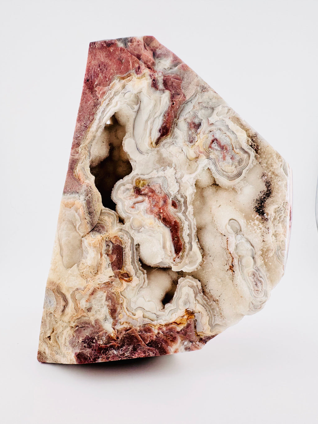 1.7kg Mexico Lace Agate Freeform with Natural Druzy