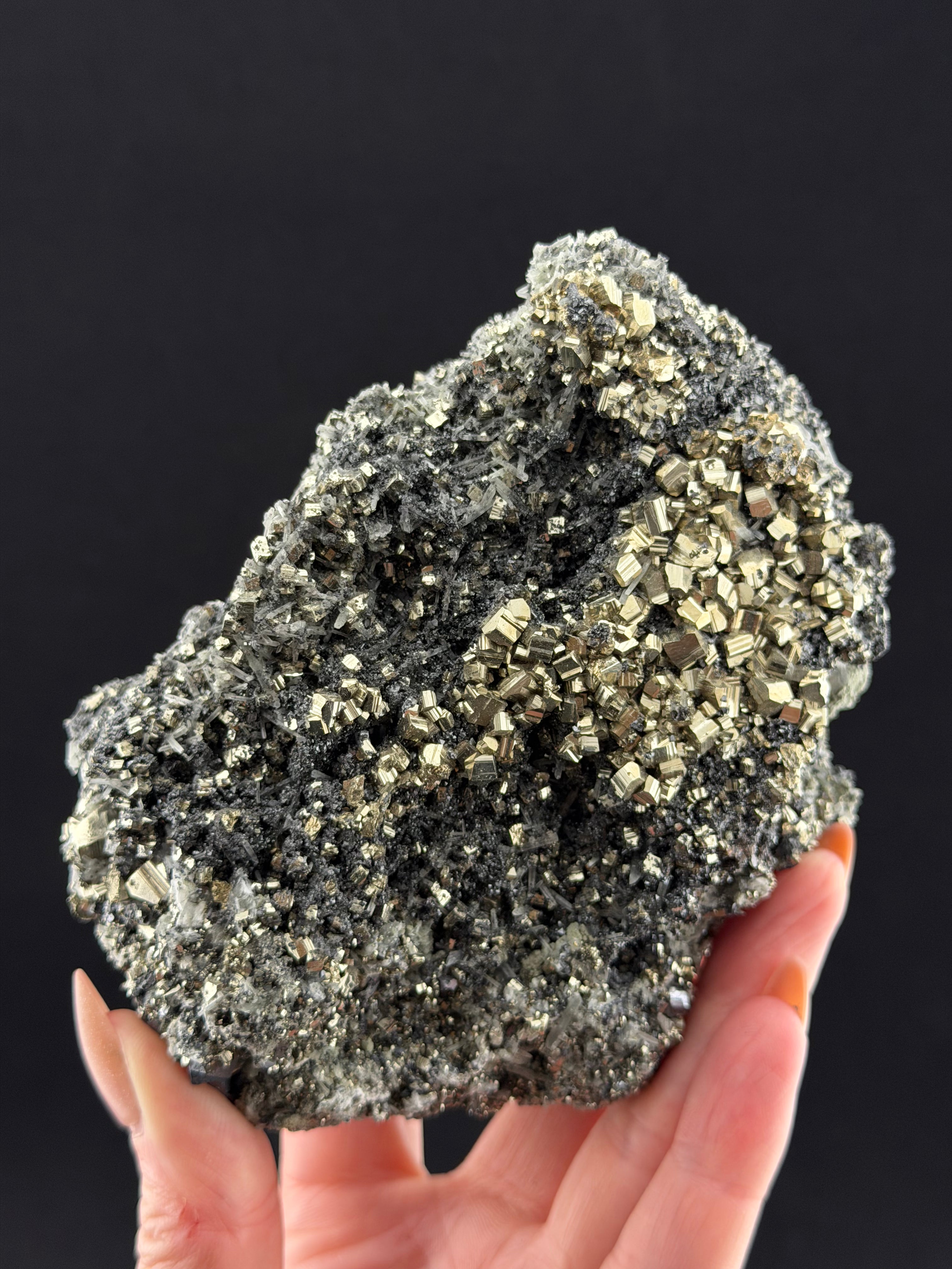 Pyrite, Galena & Quartz, Madan Ore Field, Bulgaria