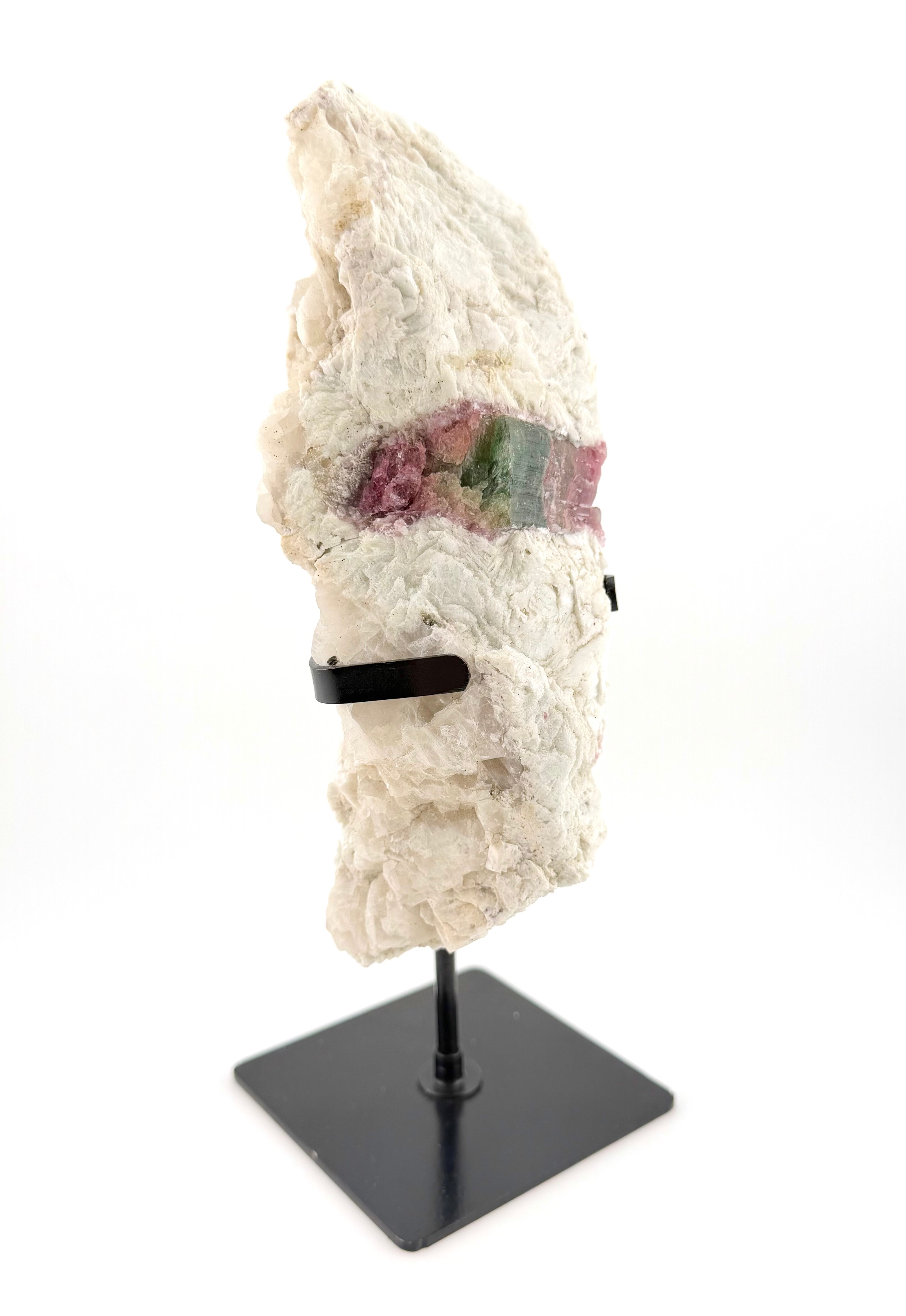 Watermelon Tourmaline in Albite & Quartz