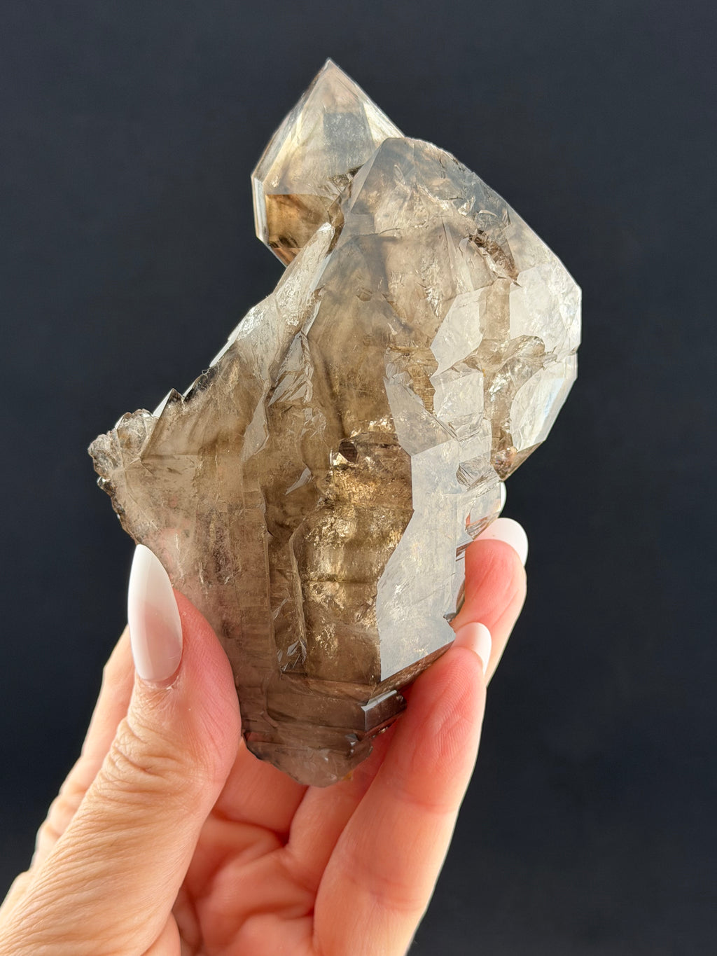 Smoky Elestial Quartz, Minas Gerais, Brazil