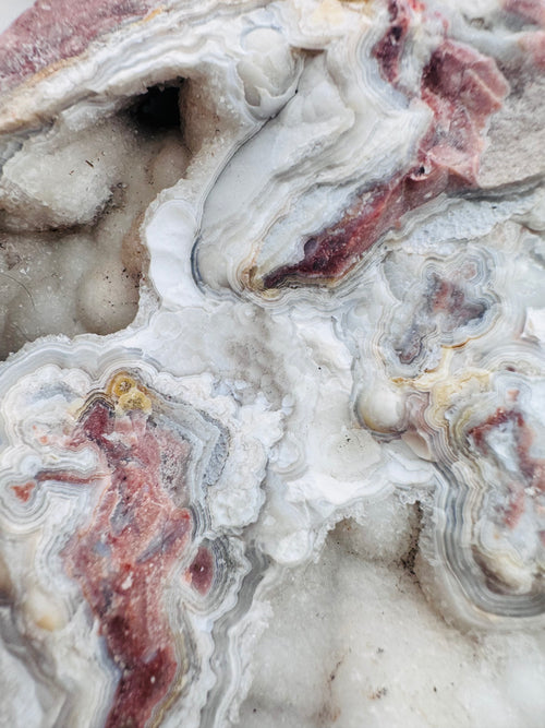 1.7kg Mexico Lace Agate Freeform with Natural Druzy