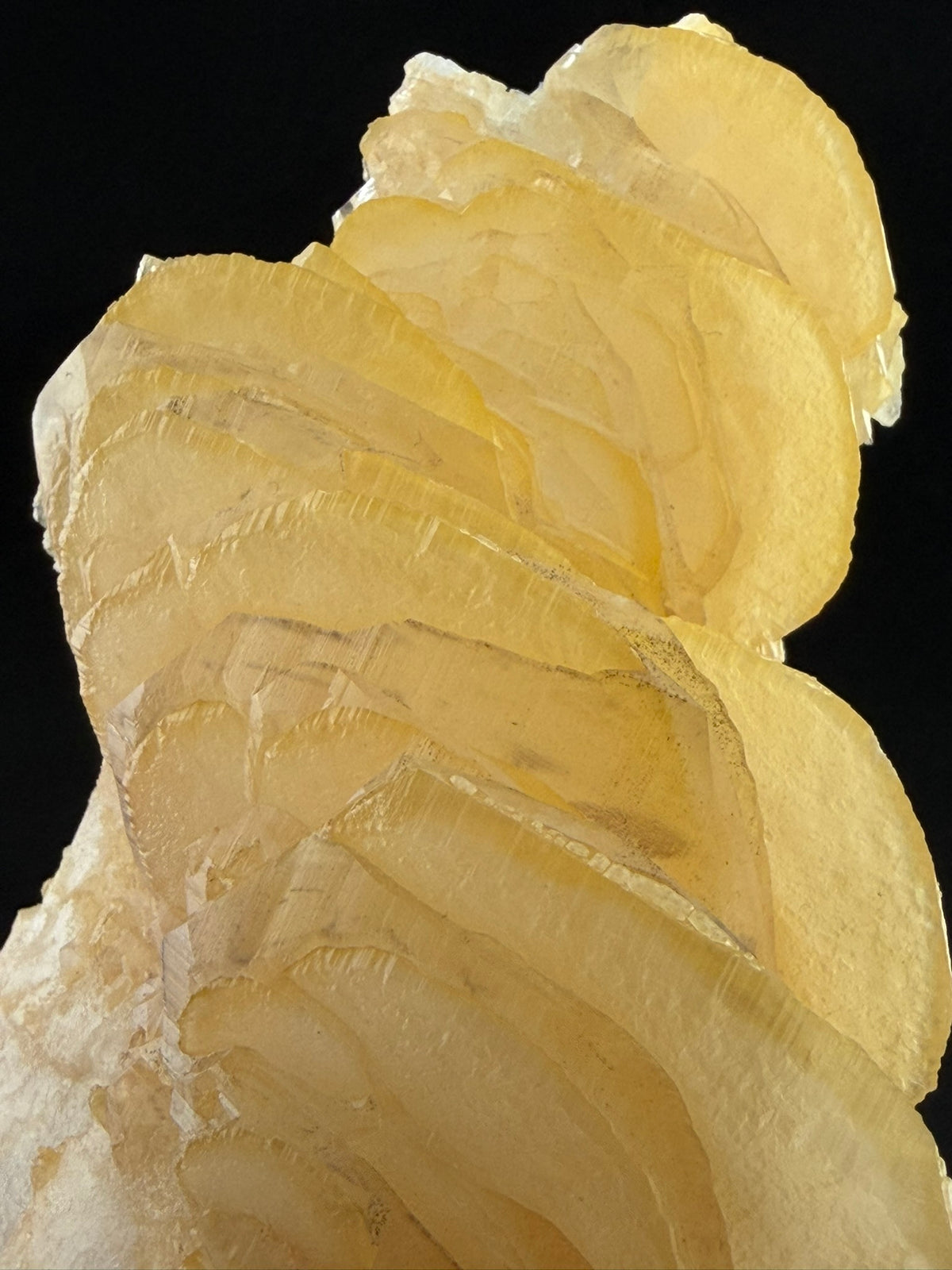 Golden Cascade Calcite, Hubei, China