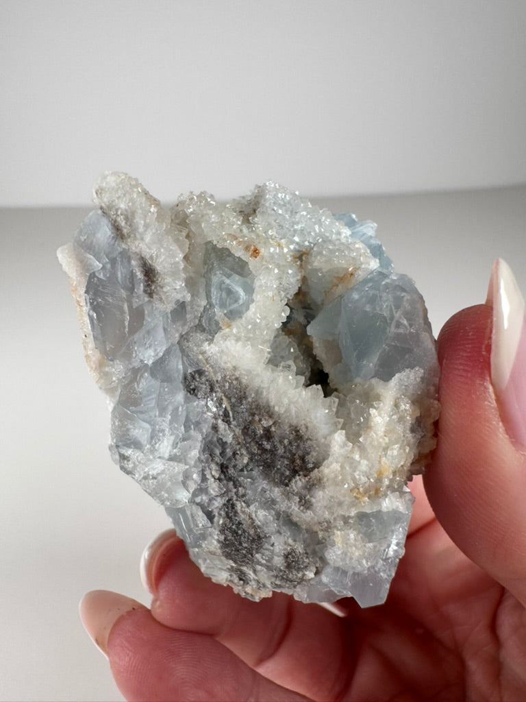 Blue Sugar Fluorite from Beijing