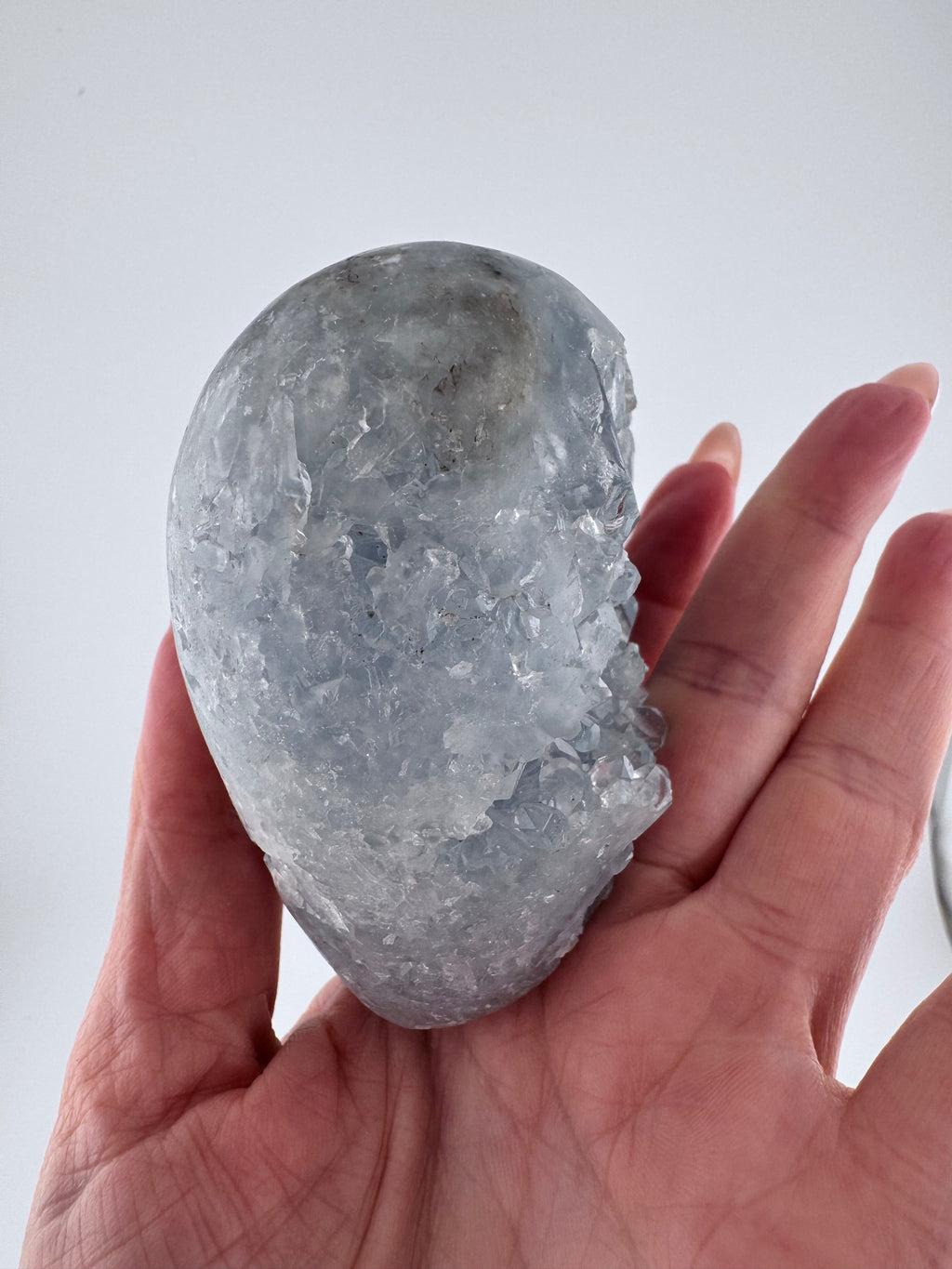 High Quality Blue Celestite Heart