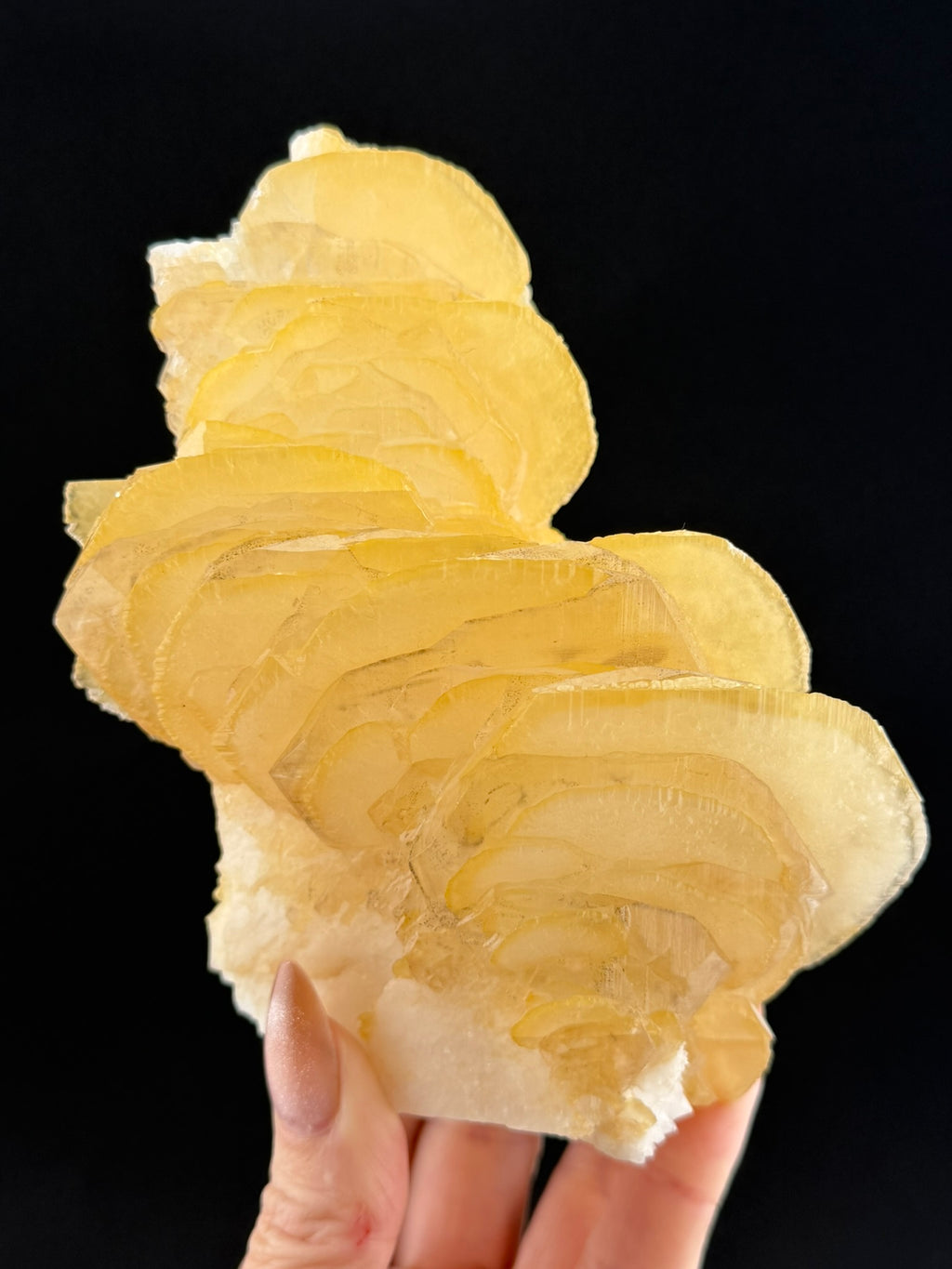 Golden Cascade Calcite, Hubei, China