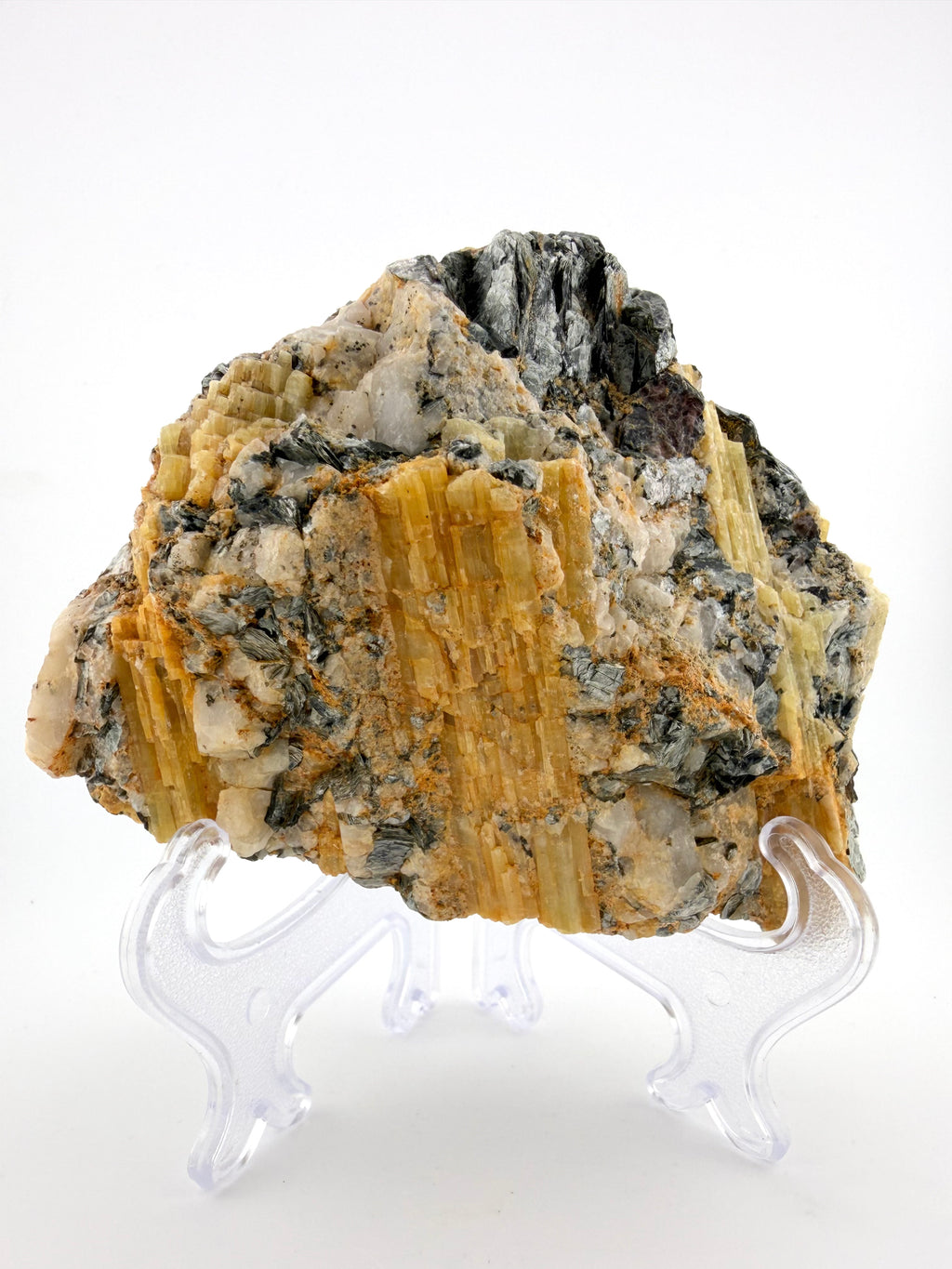 Yellow Tourmaline, Quartz and Mica