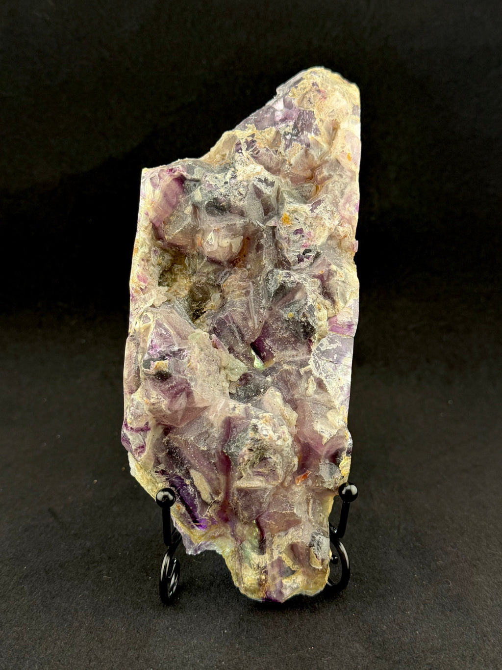 Rainbow Fluorite Slice, China