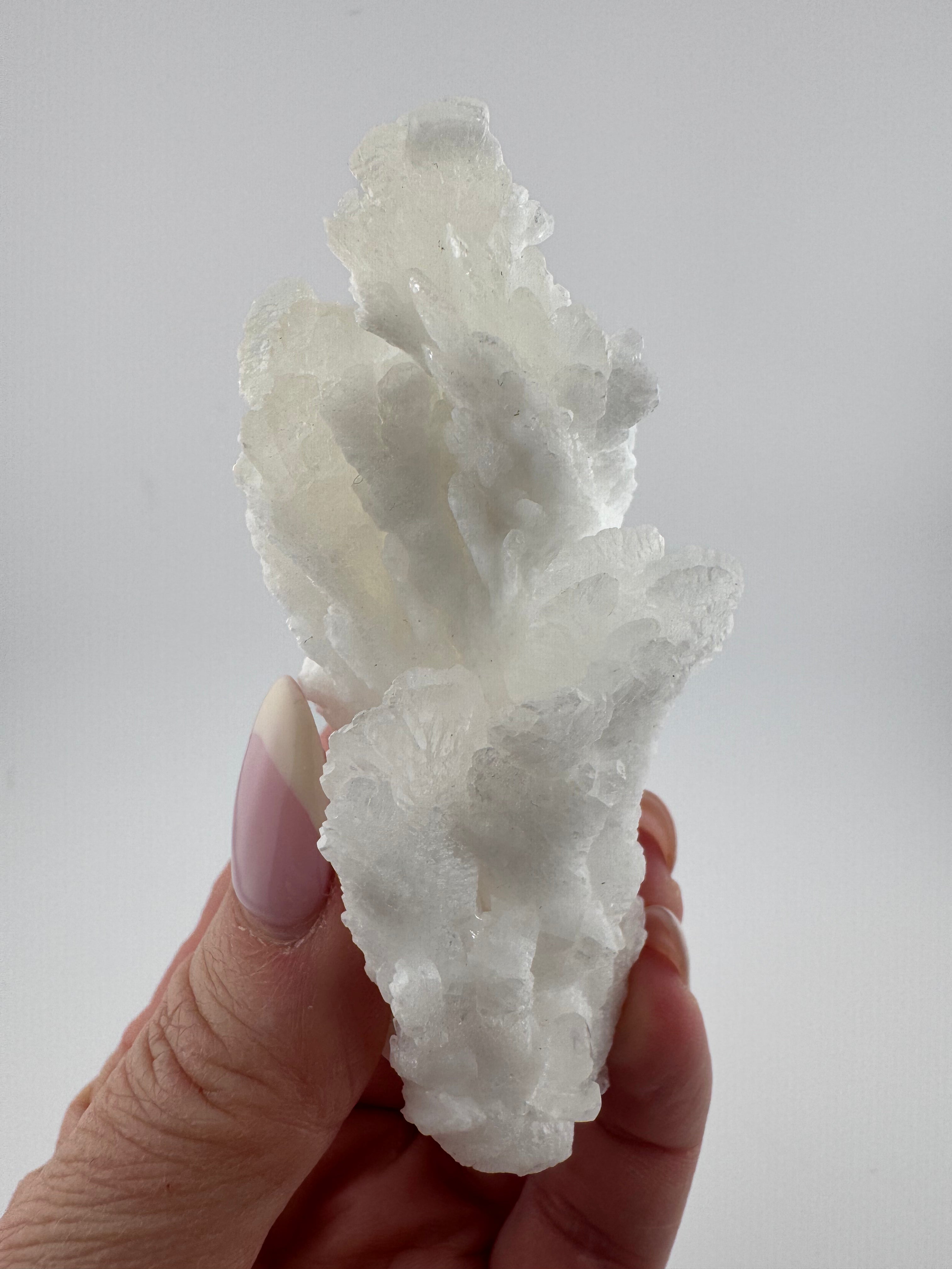 White Hydrozincite Cluster