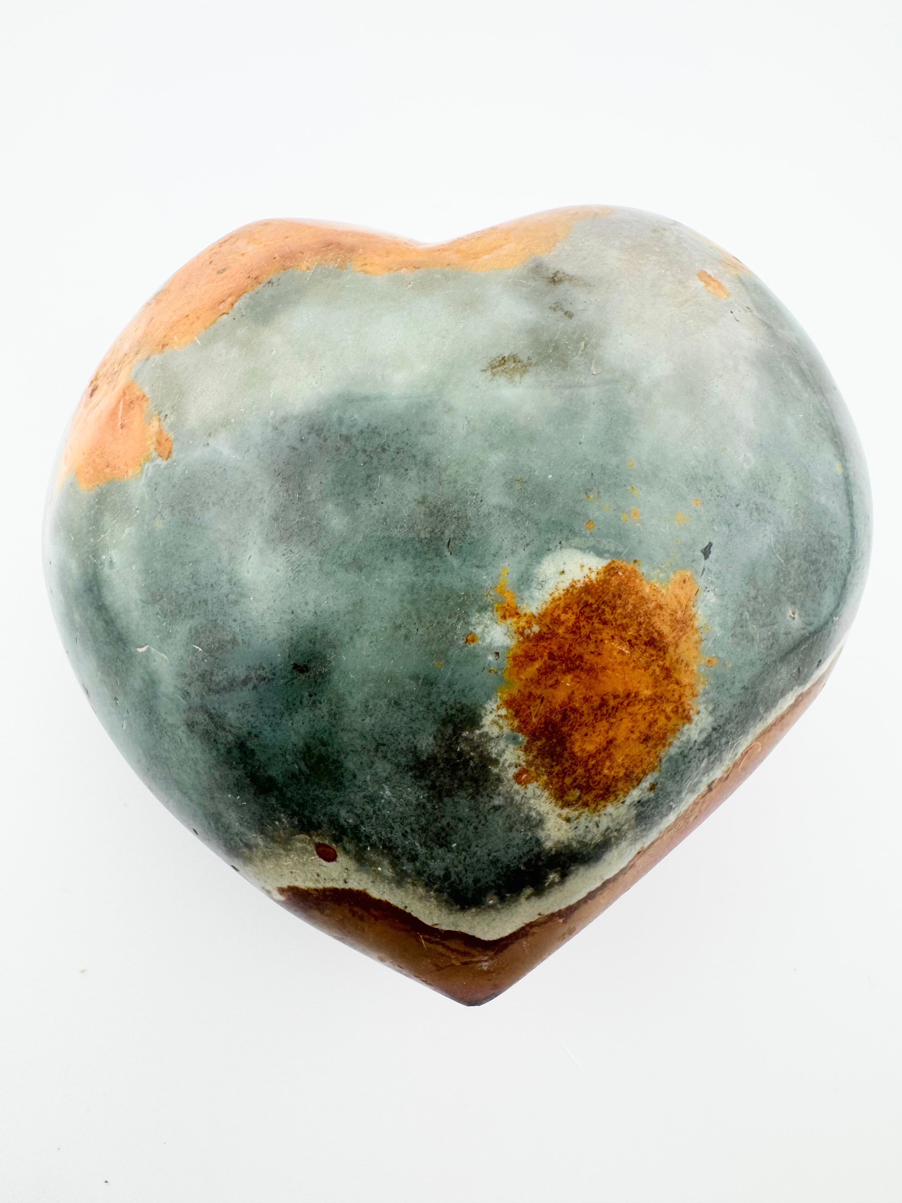 Polychrome Jasper Heart