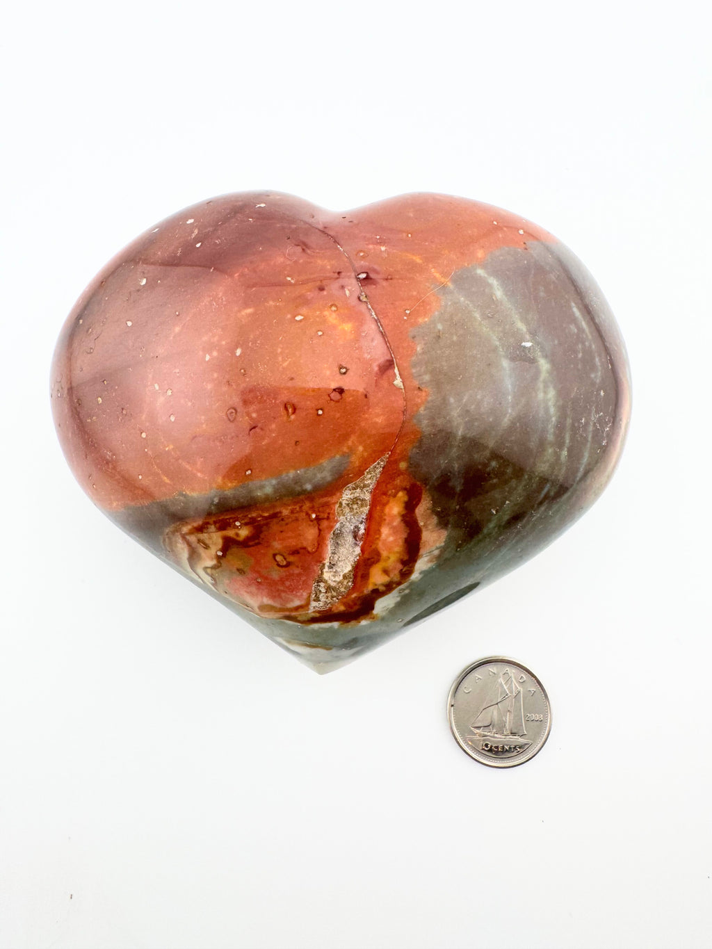 Polychrome Jasper Heart