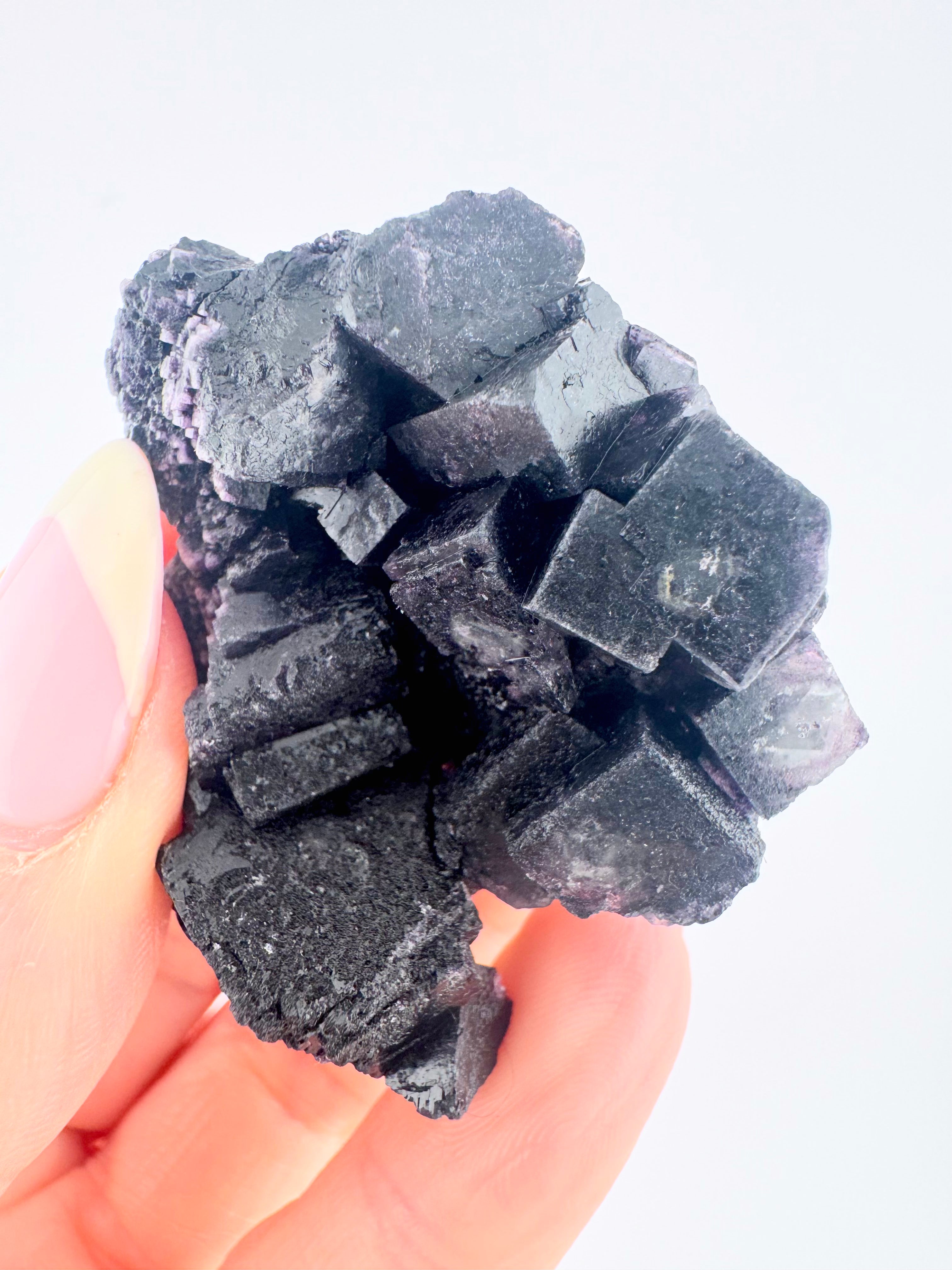 Black Fluorite from Inner Mongolia