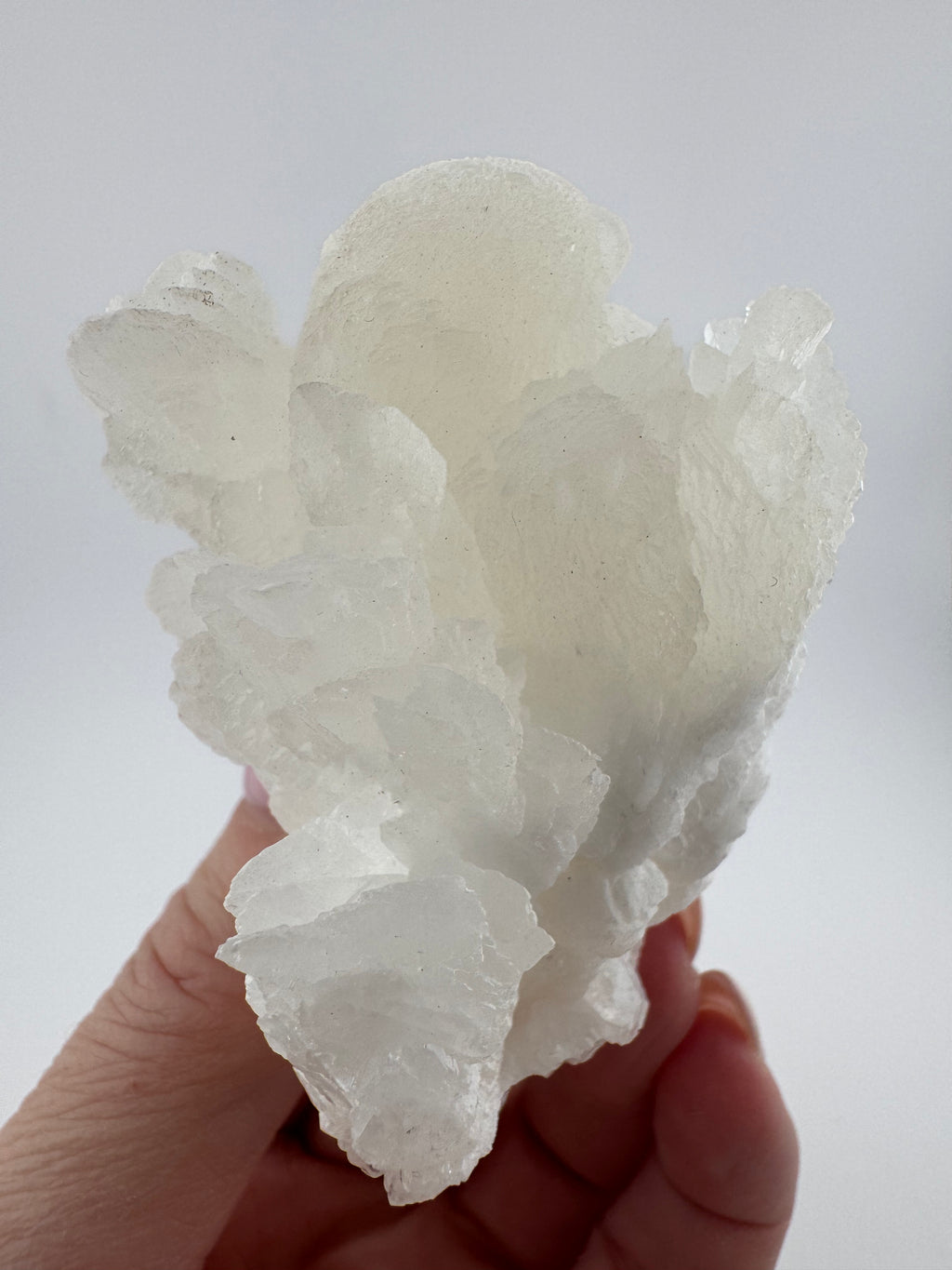 White Hydrozincite Cluster