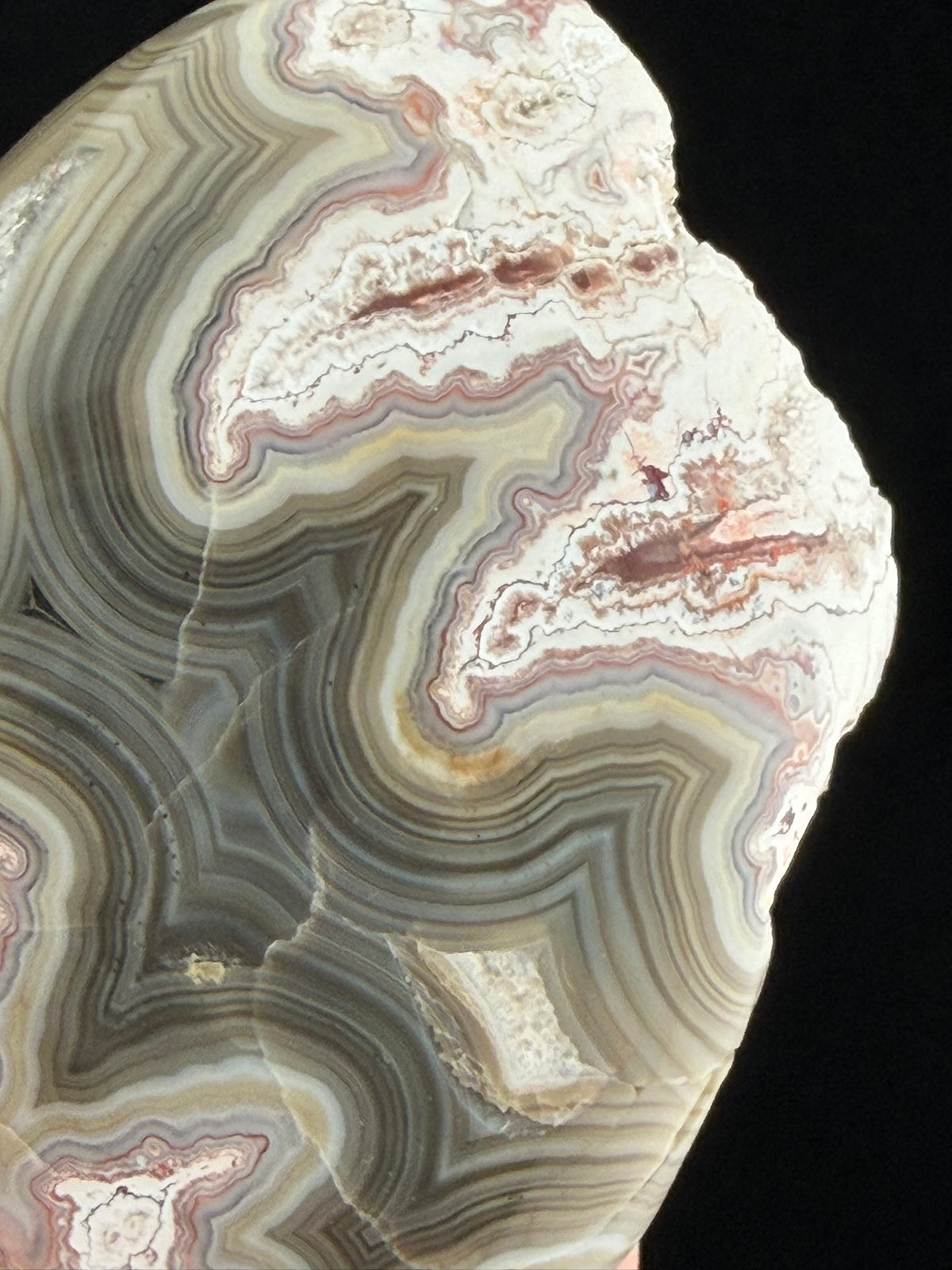 Pink Agate, Nova Scotia, Canada
