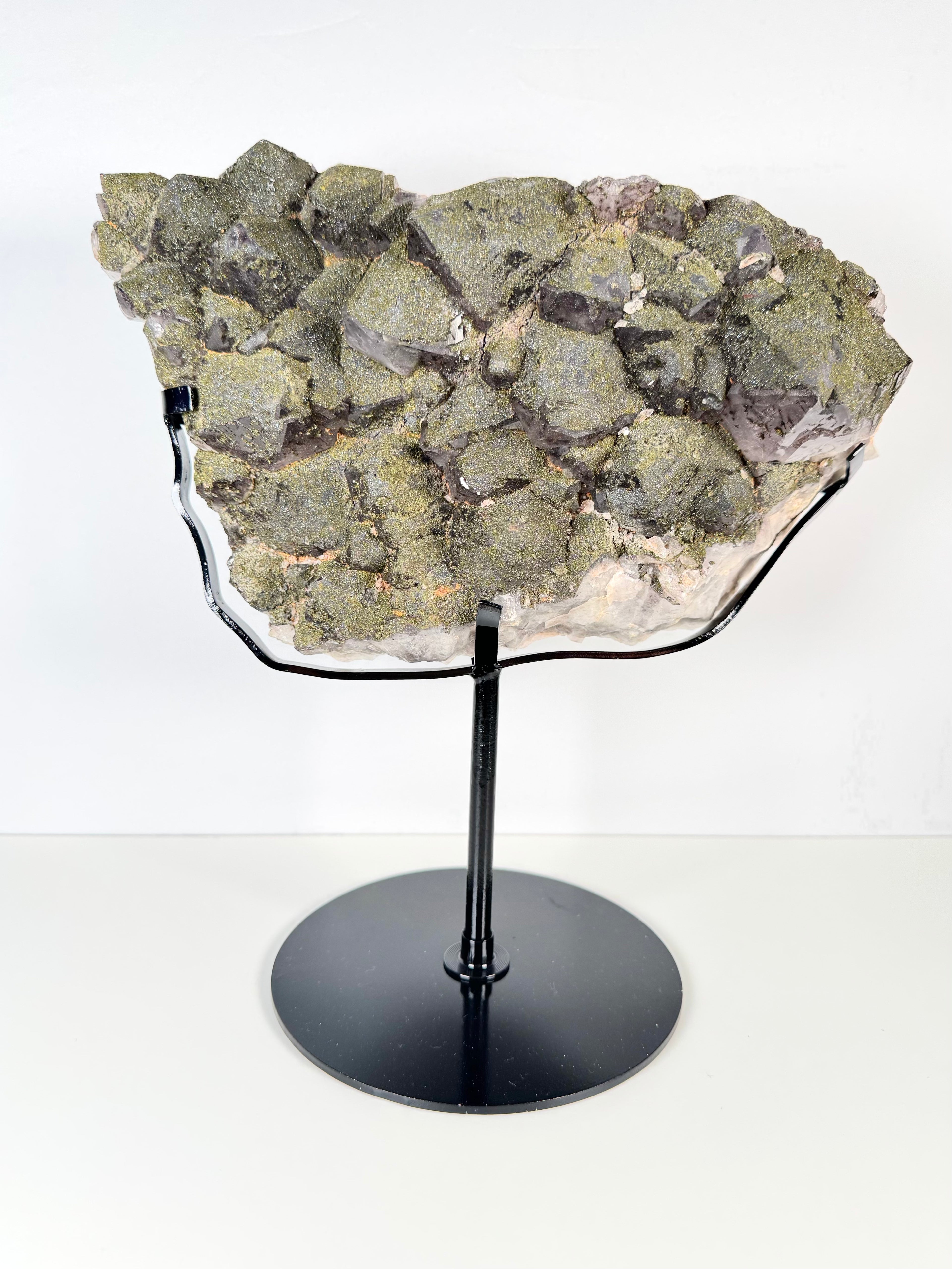 Epidote Veil Amethyst