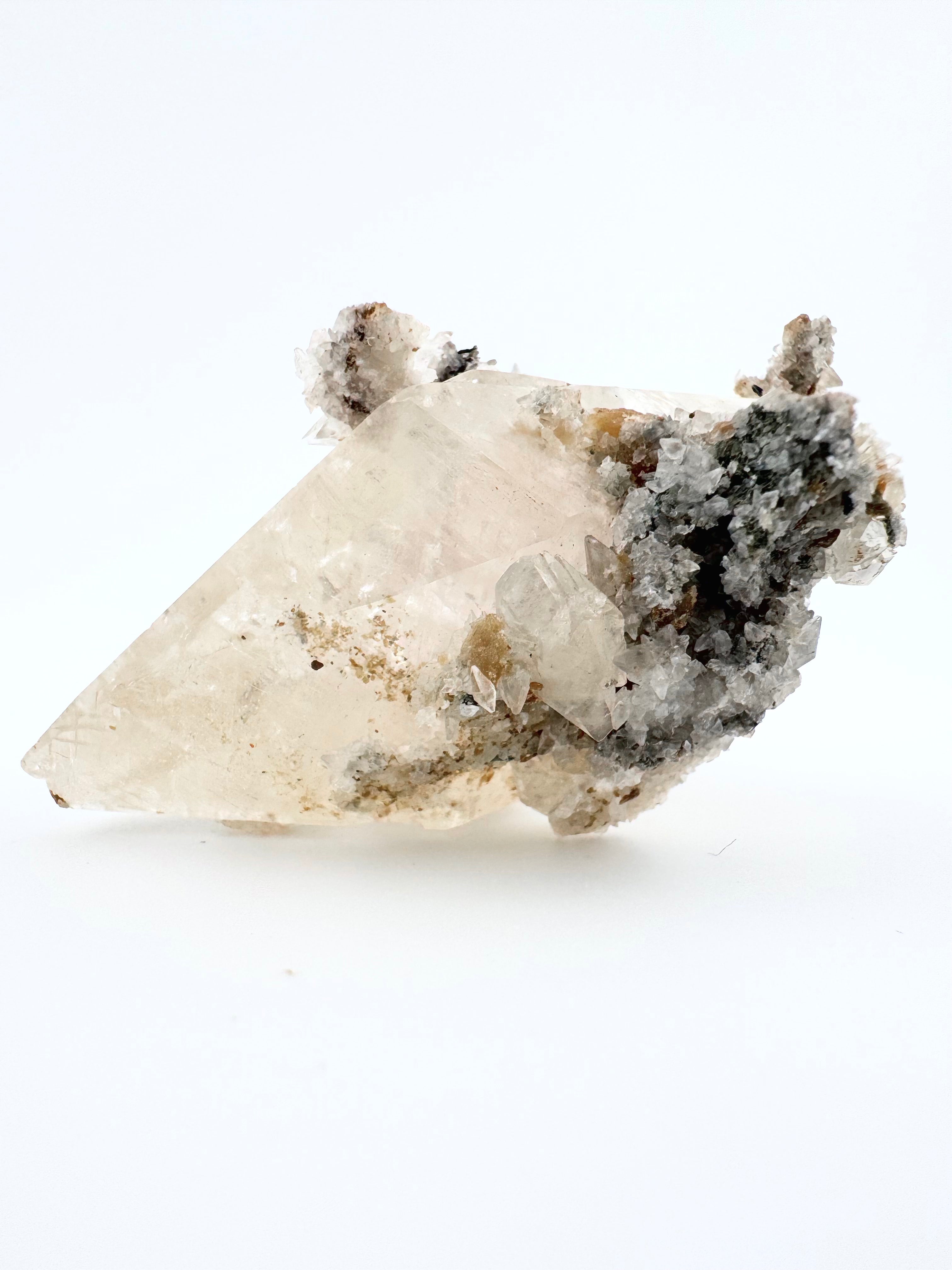 Diamond Calcite with Chlorite