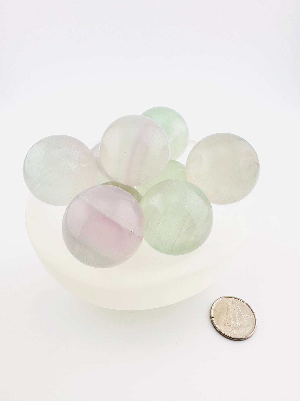 Pastel Fluorite Mini Spheres