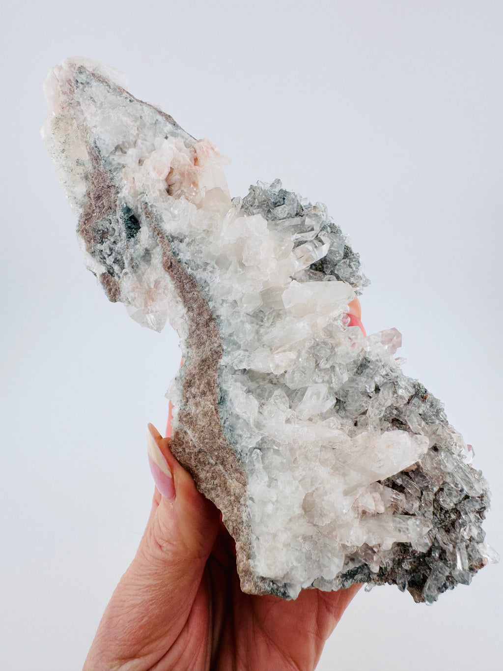 Pink Lemurian Cluster