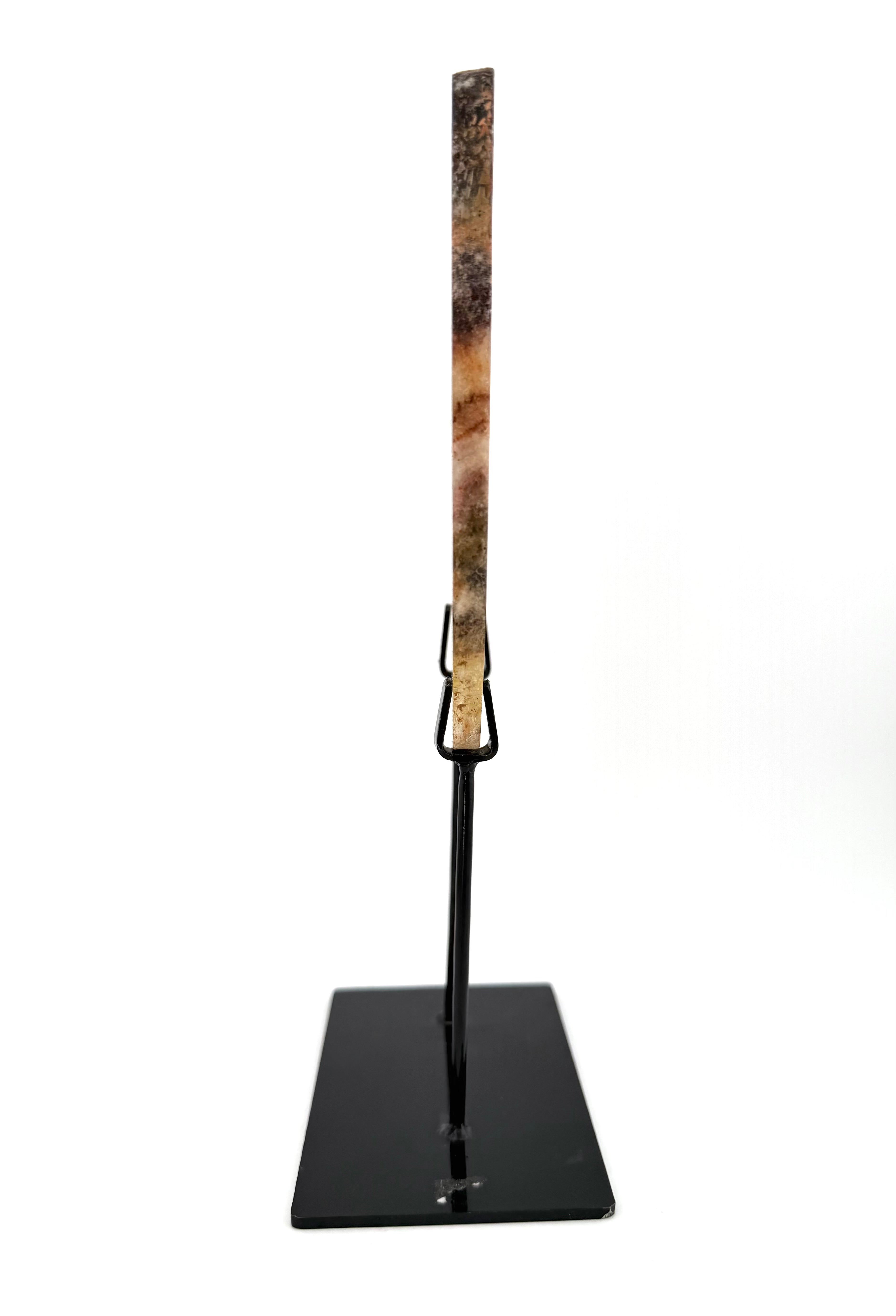 Banded Fluorite on Custom Stand