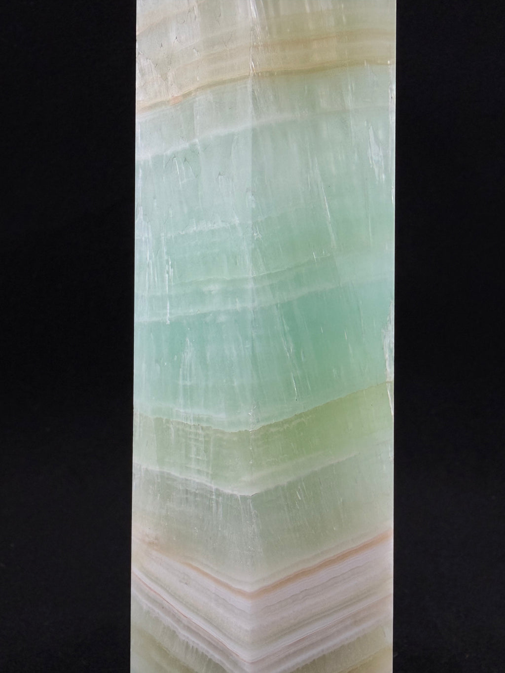 Pistachio Calcite Obelisk