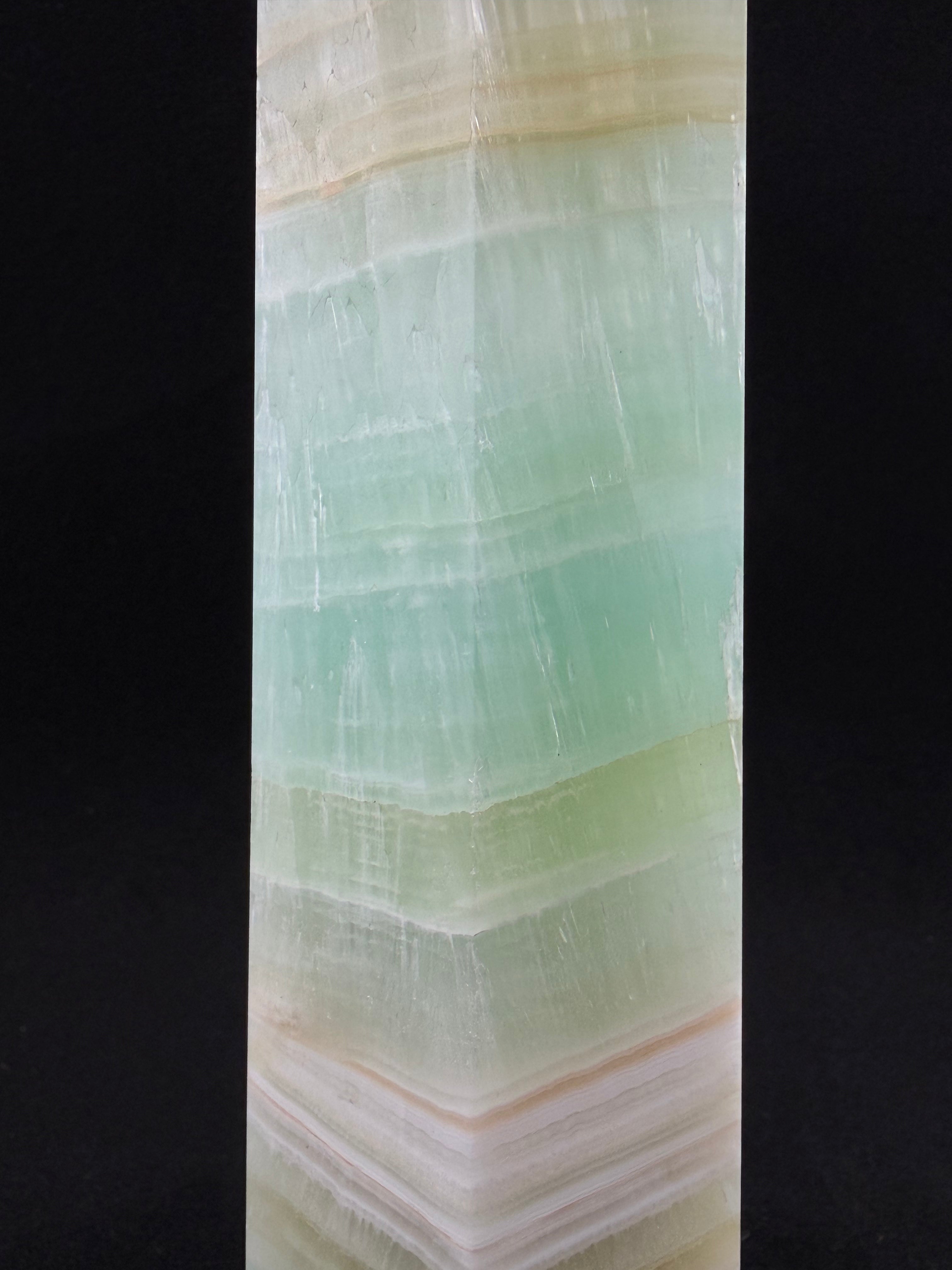 Pistachio Calcite Obelisk