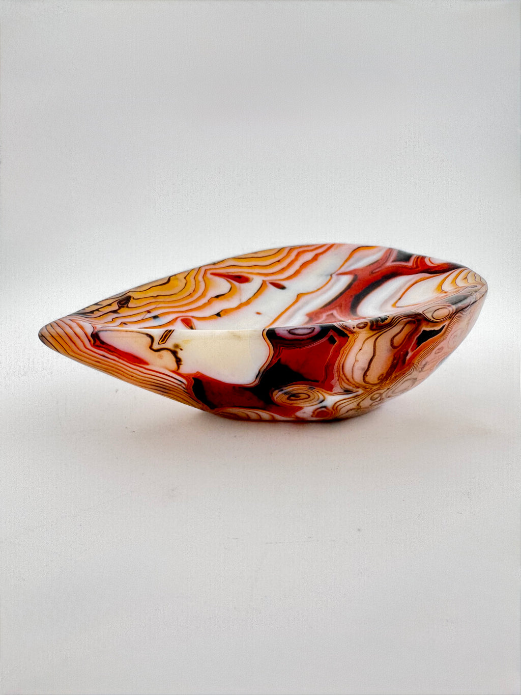 Sardonyx Leaf Bowl