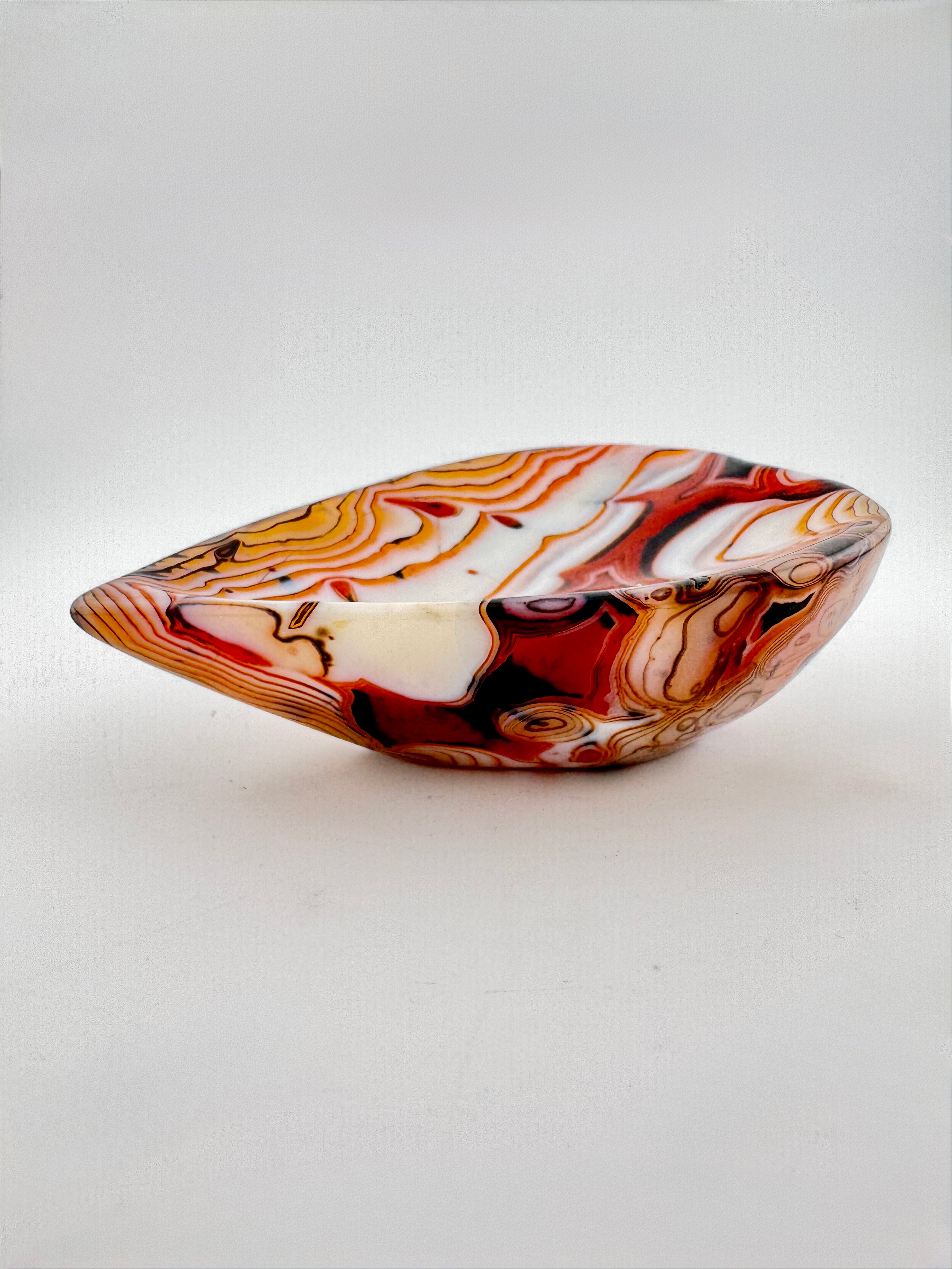 Sardonyx Leaf Bowl