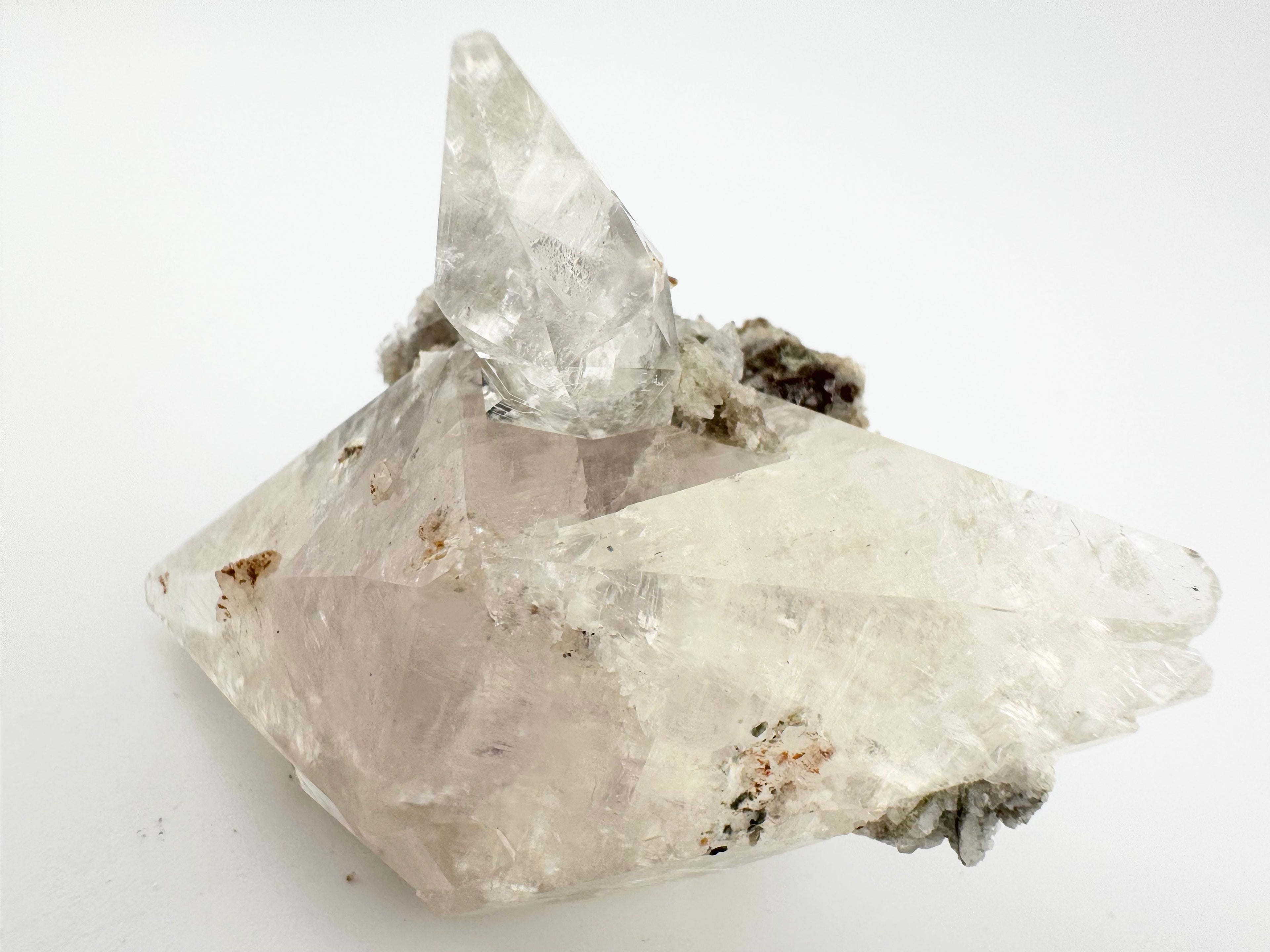 Diamond Calcite with Chlorite